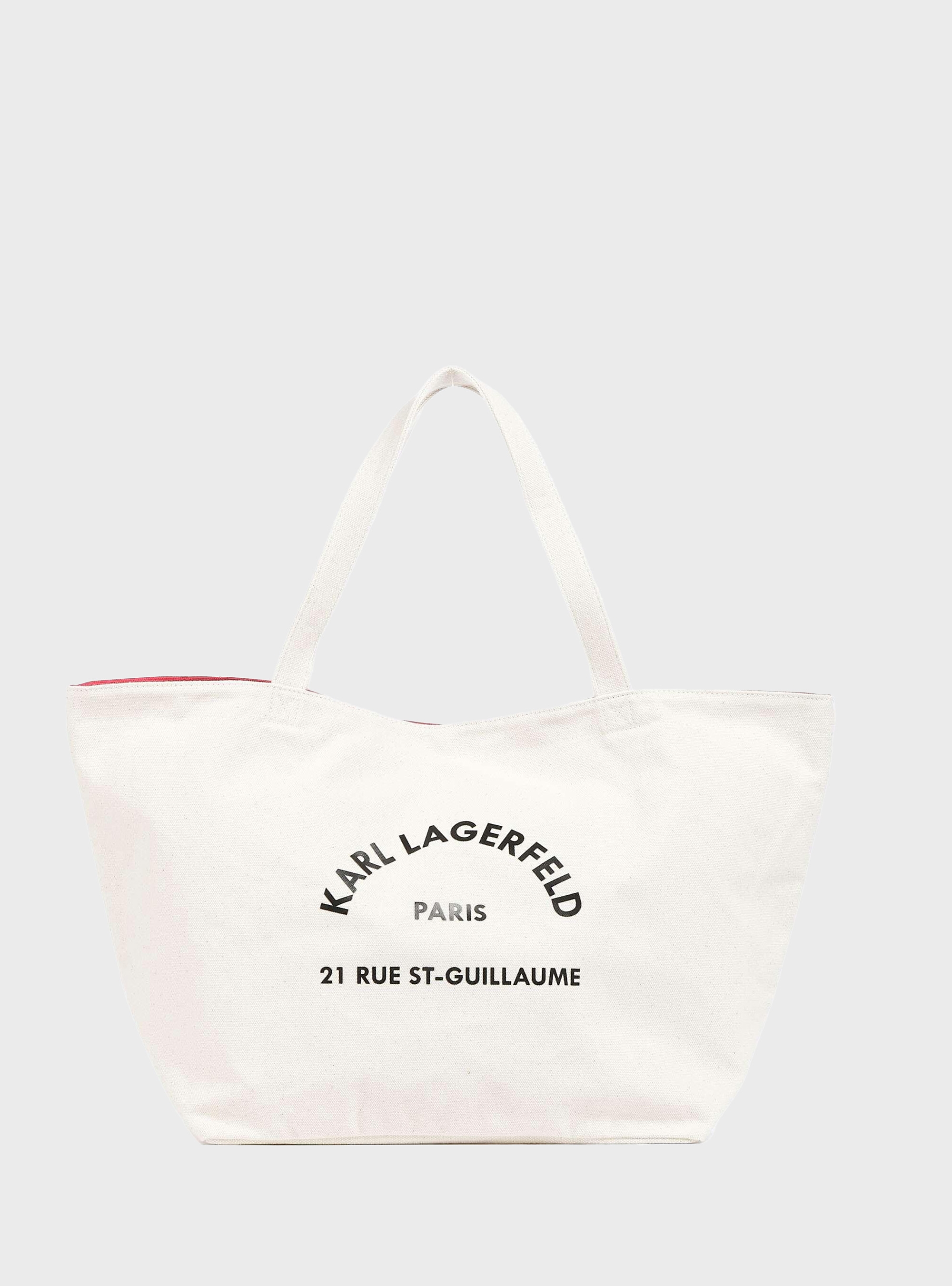 Karl Lagerfeld K/Rsg Canvas Shopper - Ecru