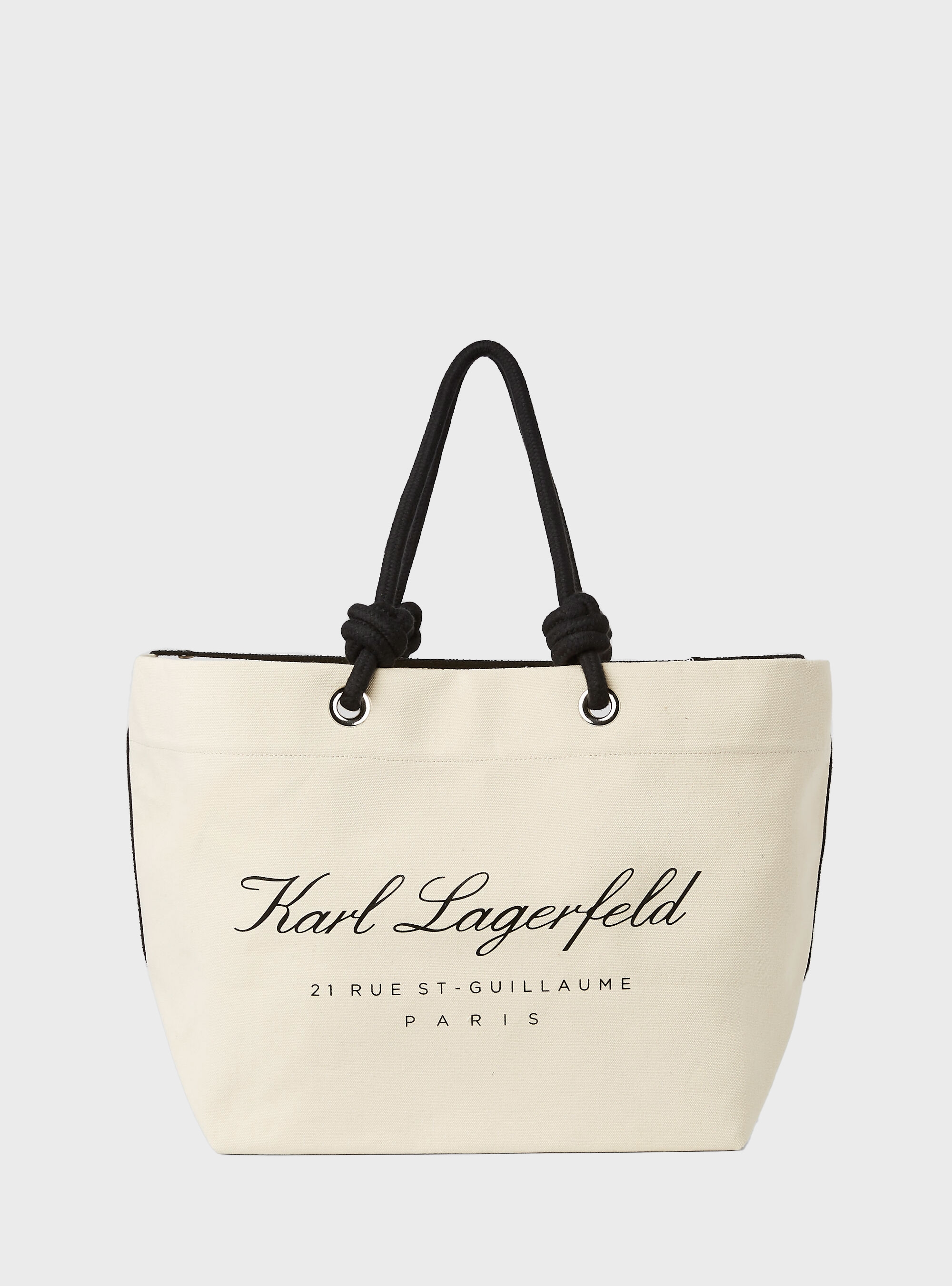 Karl Lagerfeld Hotel Karl Beach Tote - Ecru