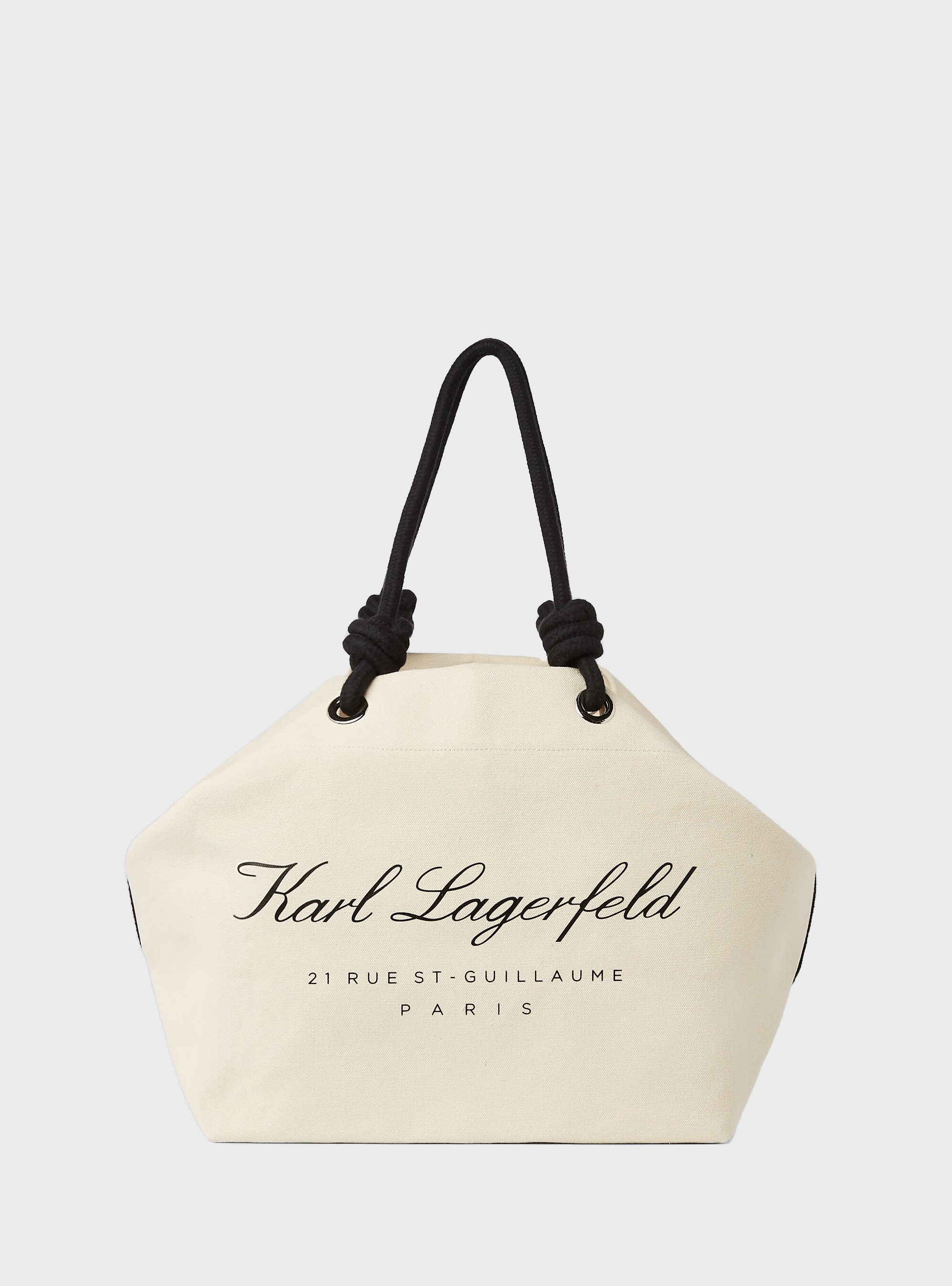 Karl Lagerfeld Hotel Karl Beach Tote - Ecru
