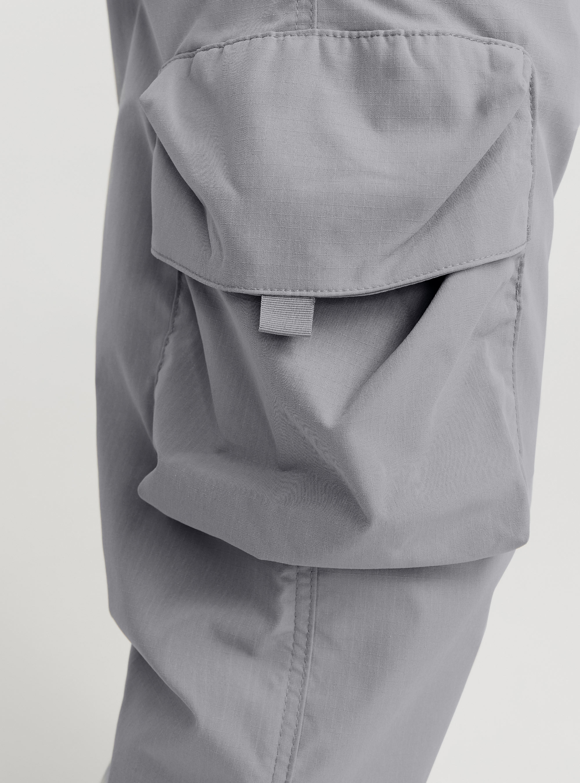 Jack & Jones Kane Hart Tech Cargo Pants - Grey