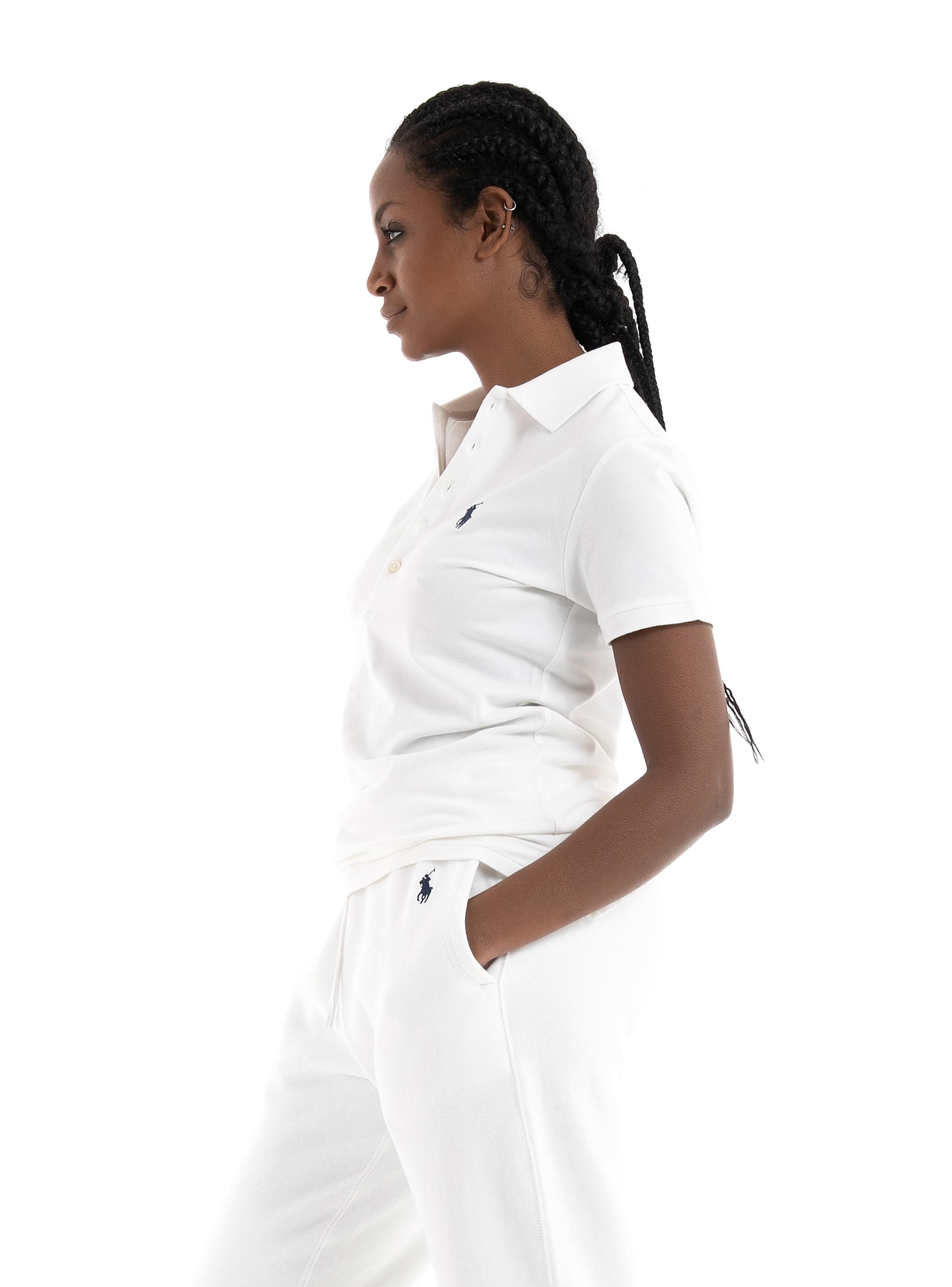 Polo Ralph Lauren Slim Fit Stretch Polo Shirt - White