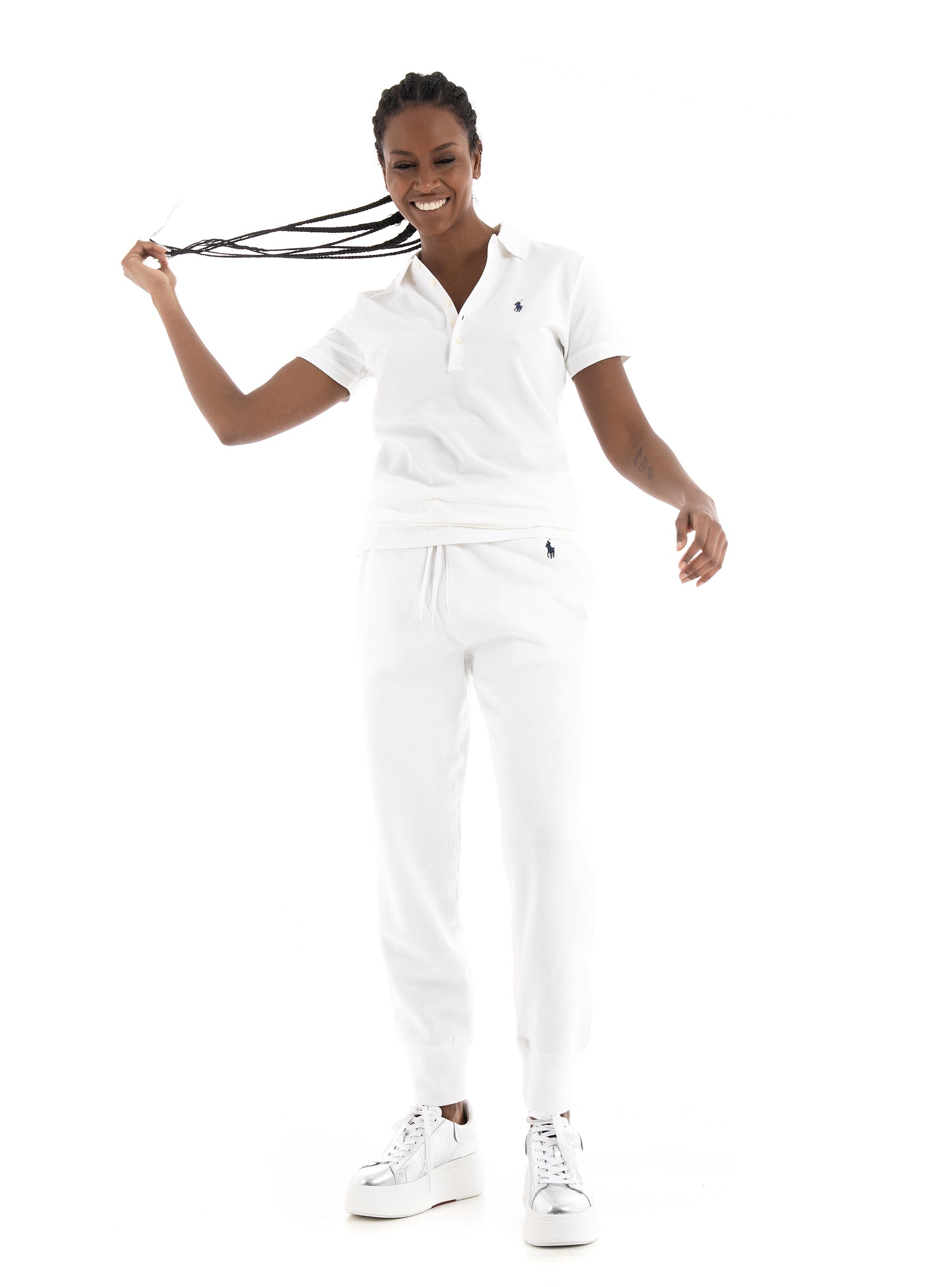 Polo Ralph Lauren Slim Fit Stretch Polo Shirt - White