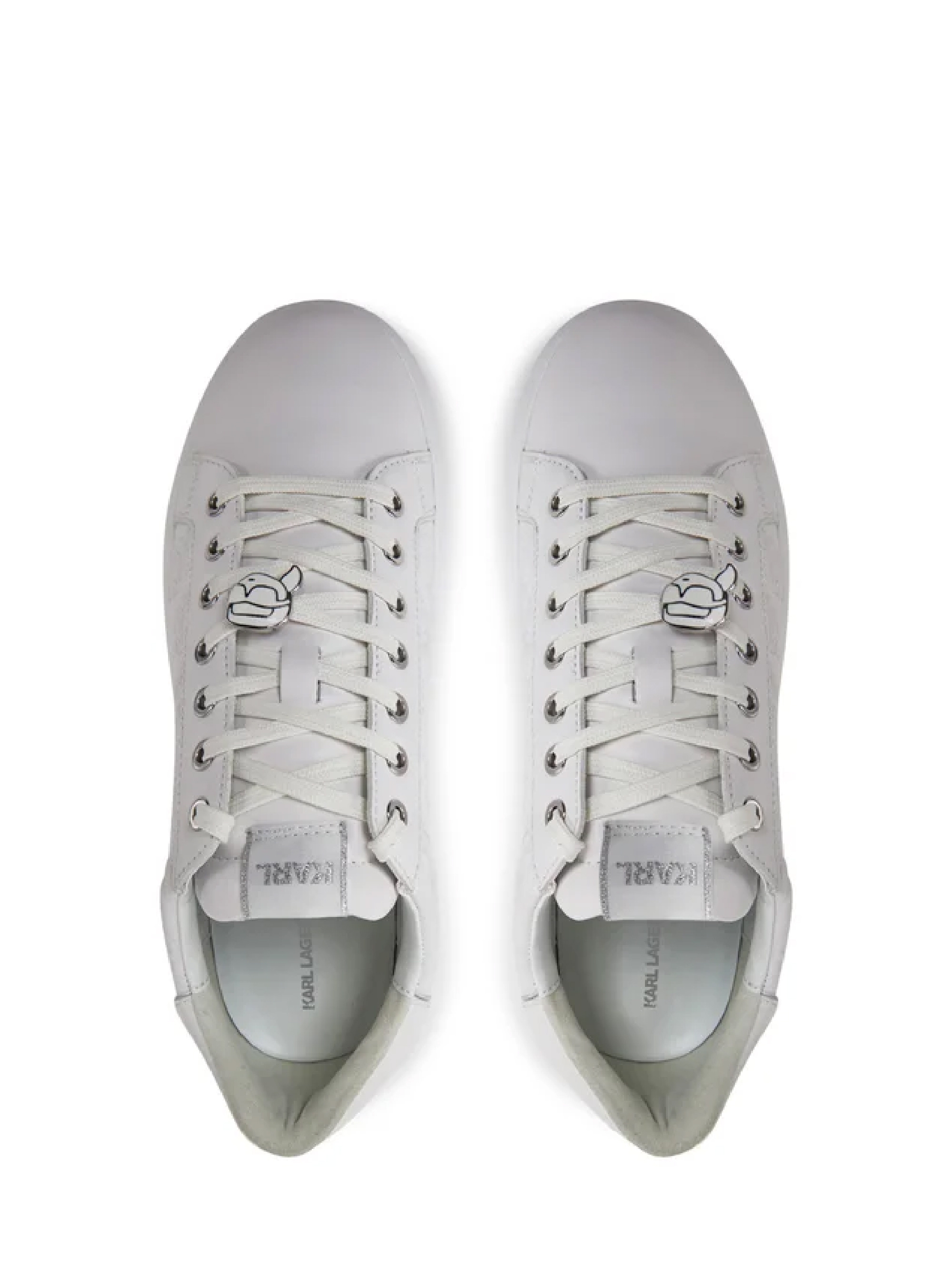 Karl Lagerfeld Kapri Nft Emboss Lo Lace Sneakers - White