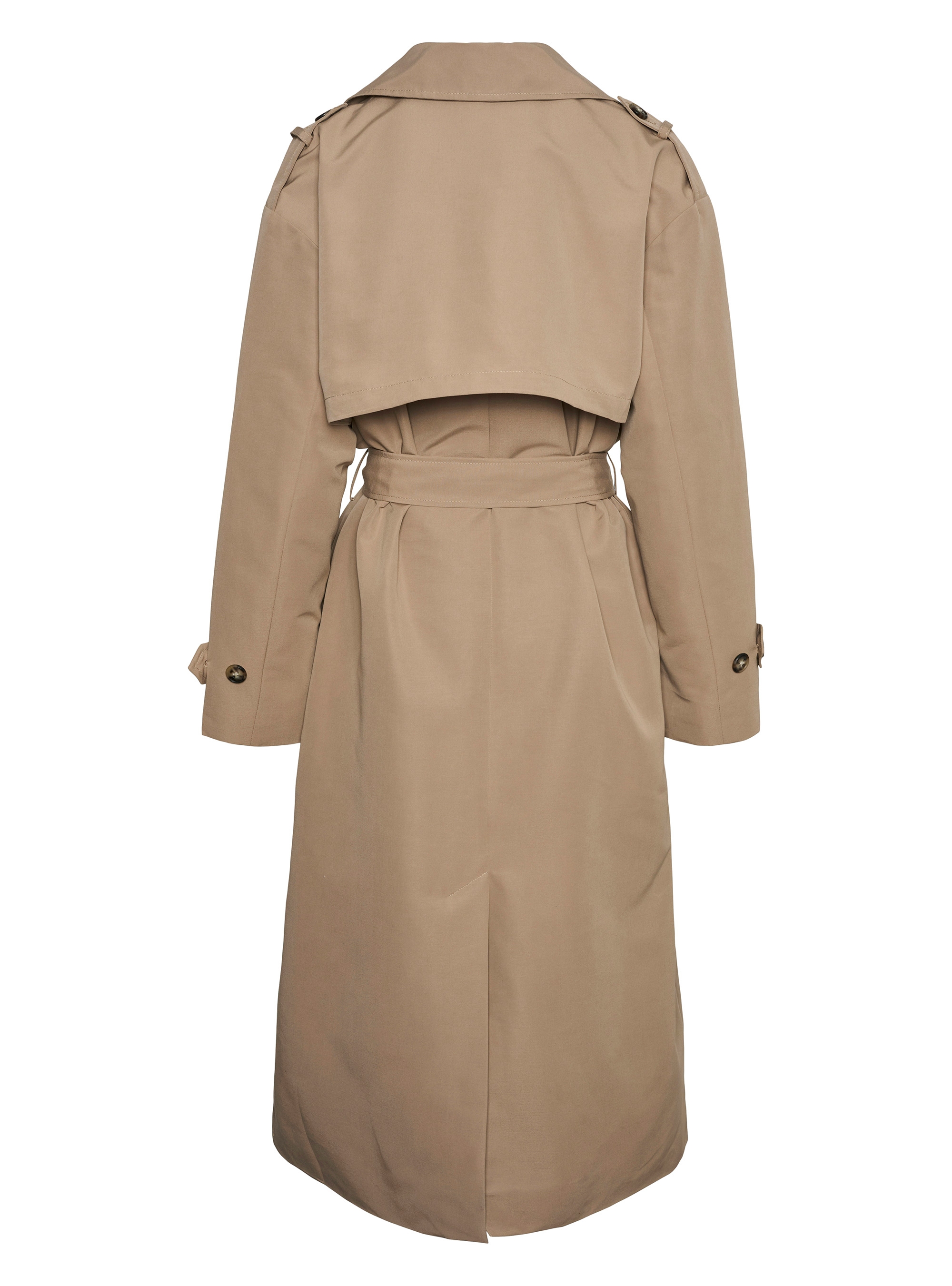 Vero Moda Chloe Long Trenchcoat - Beige