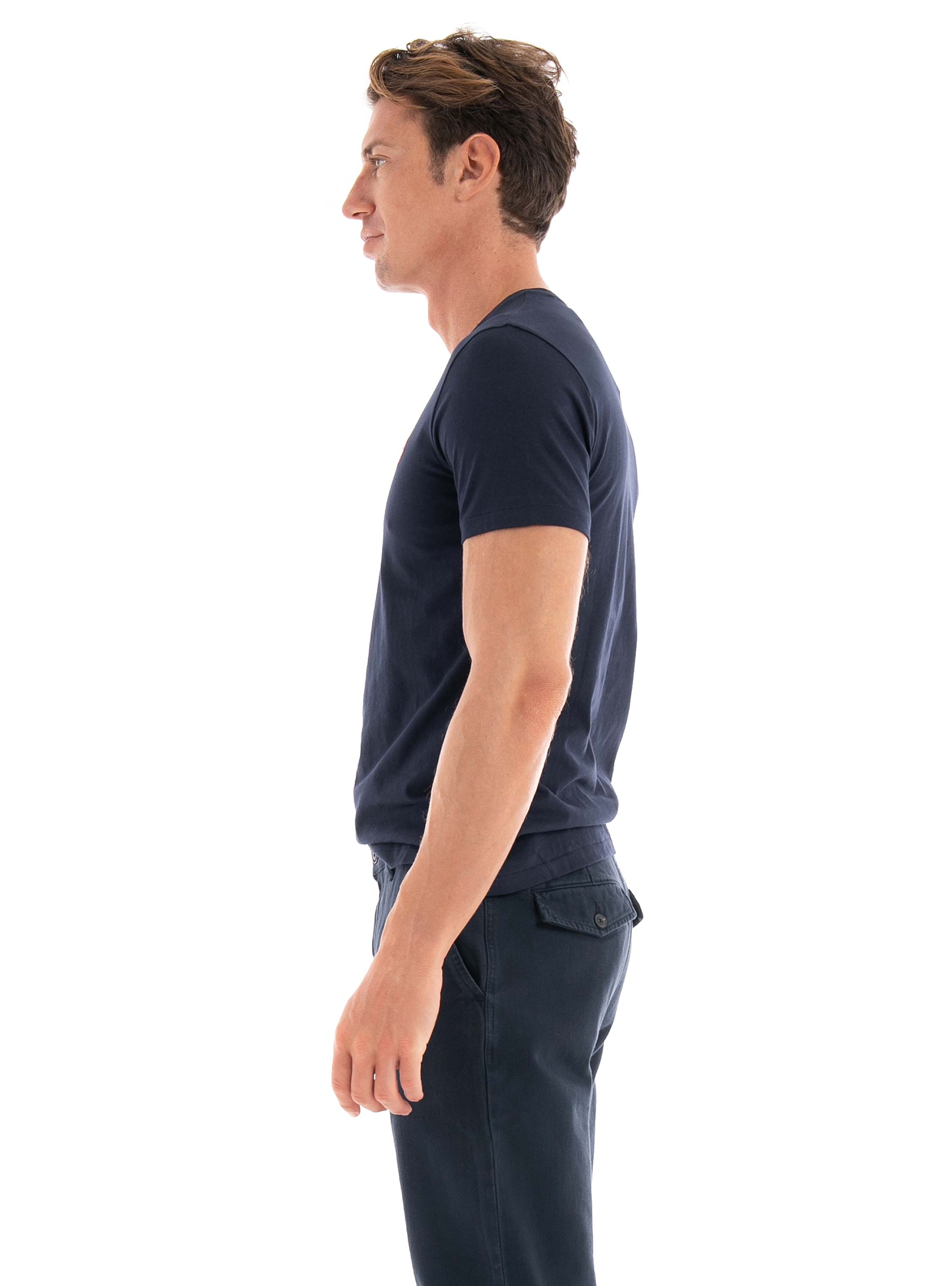Polo Ralph Lauren Custom Slim Fit Jersey Crewneck T-Shirt - Blue
