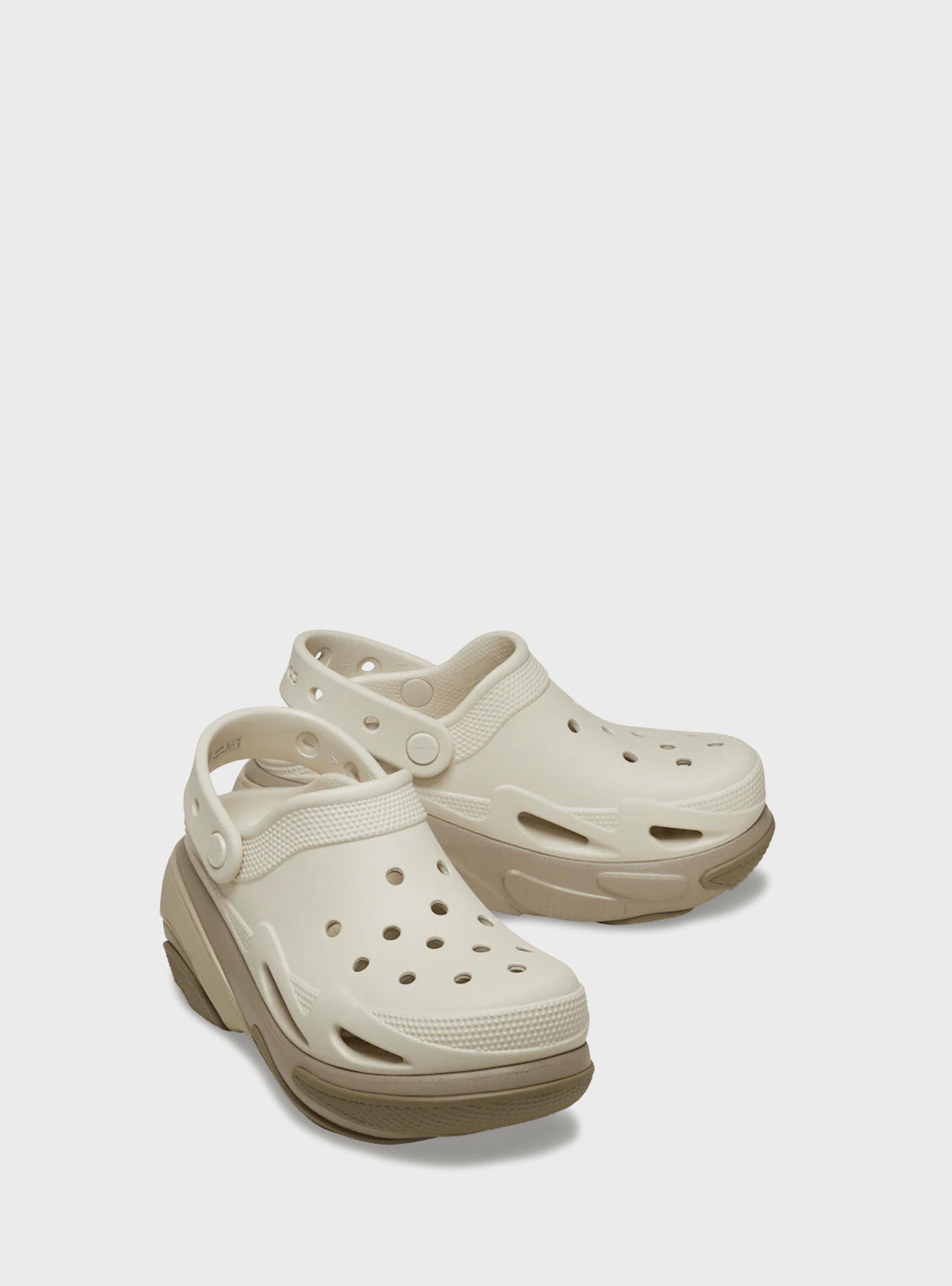 Crocs Bubble Crush Clog - Taupe