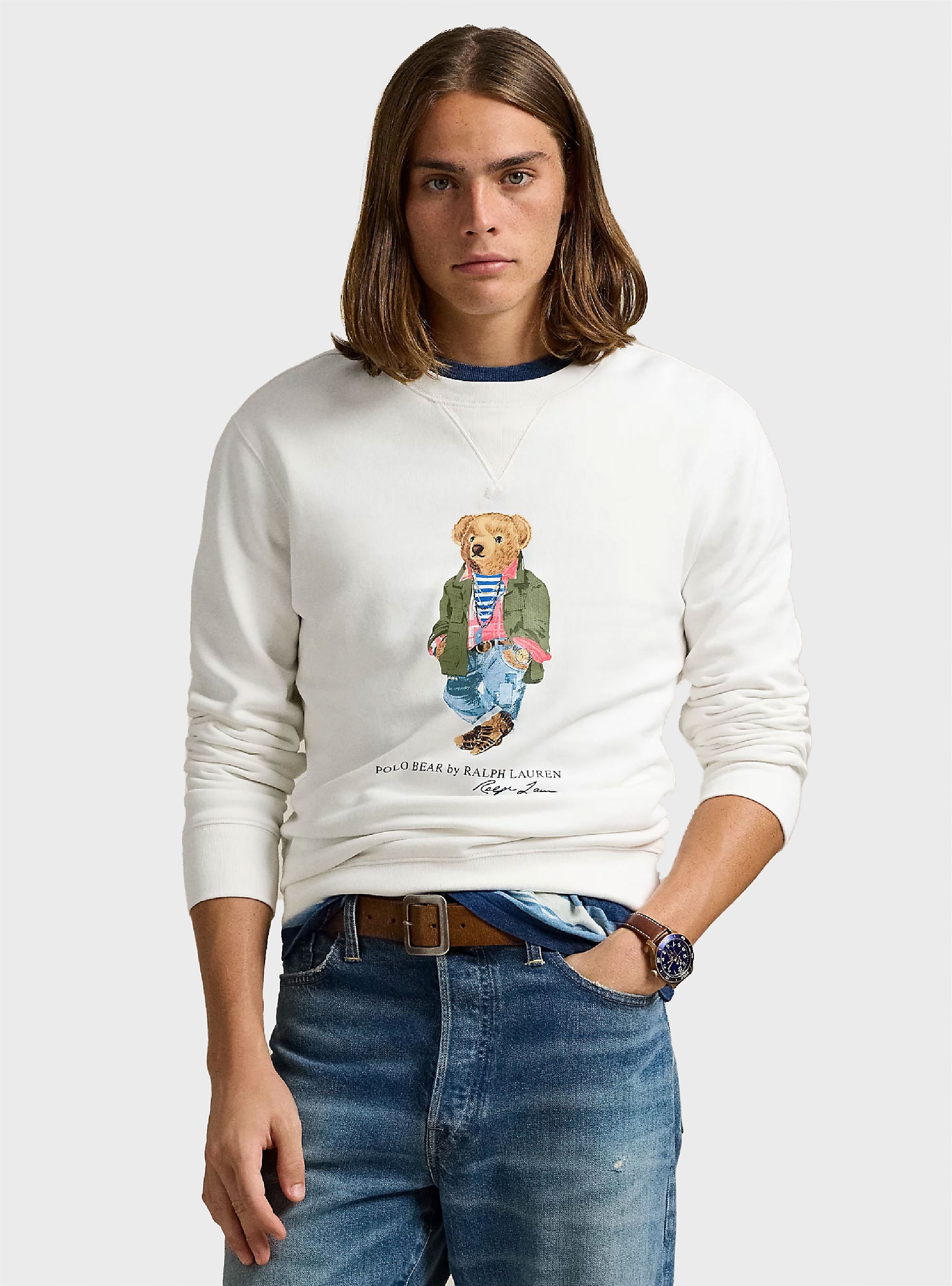 Polo Ralph Lauren Polo Bear Fleece Pullover - White