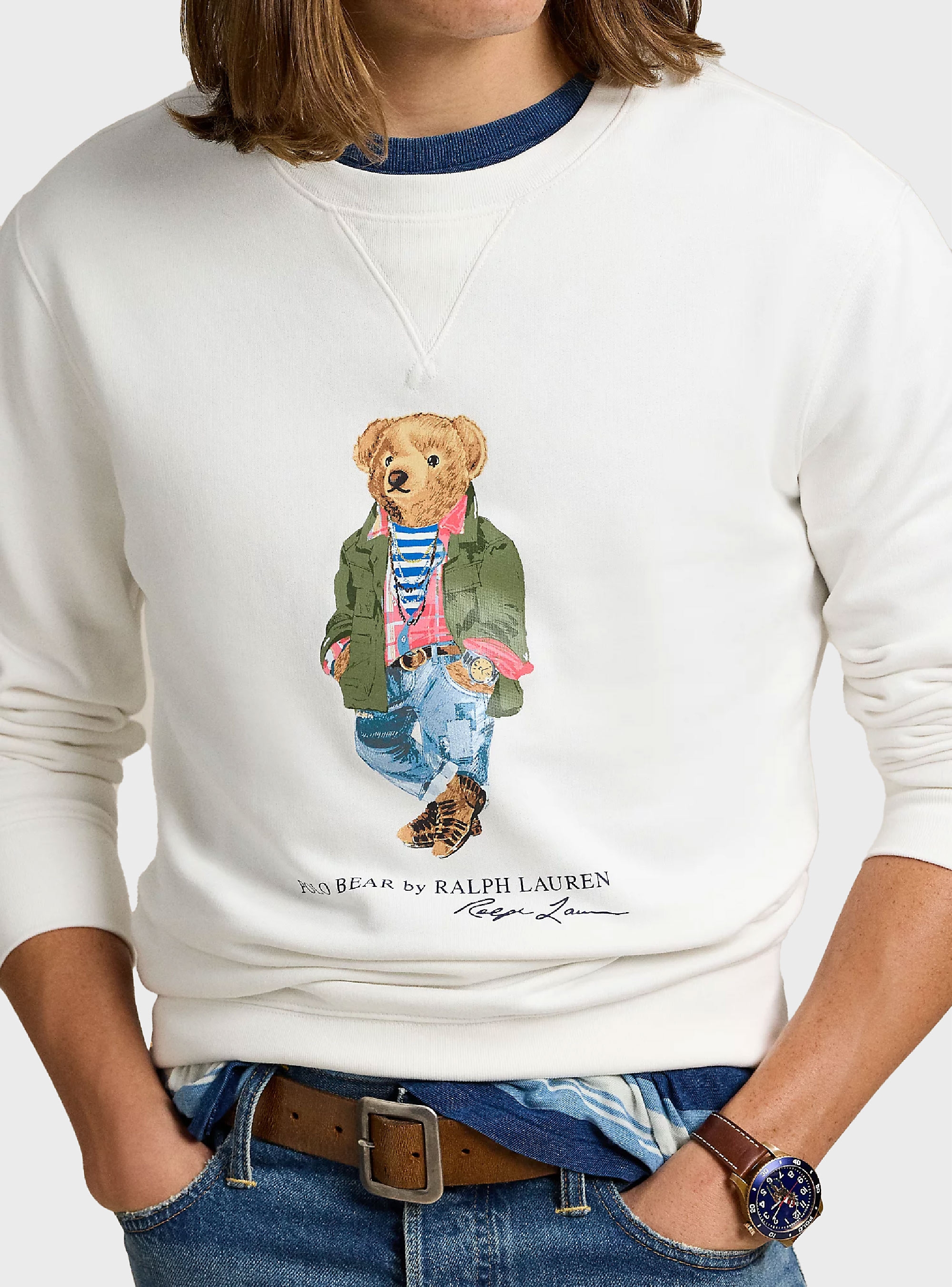 Polo Ralph Lauren Polo Bear Fleece Pullover - White