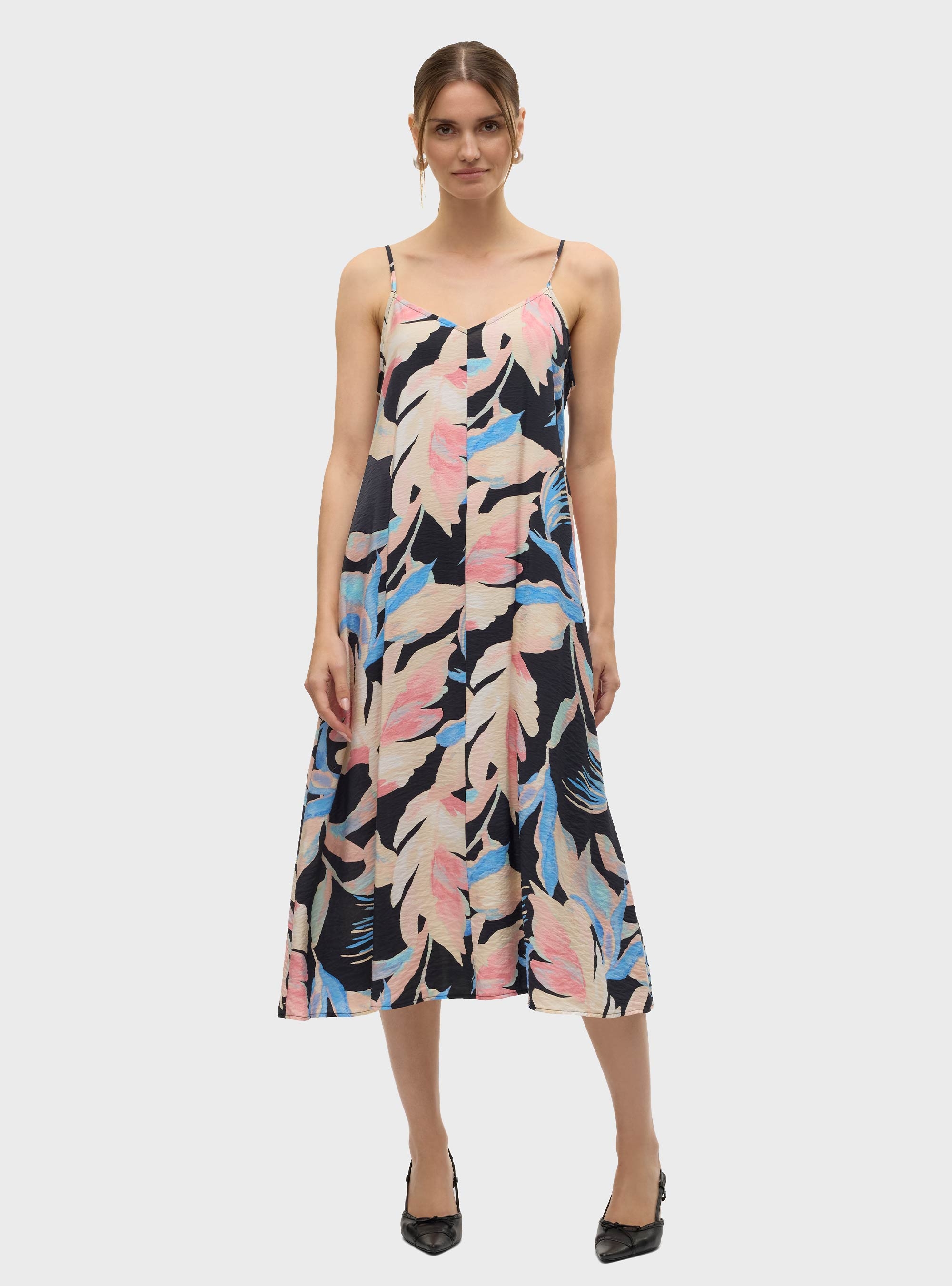 Vero Moda Josie Calf Singlet Dress - Floral
