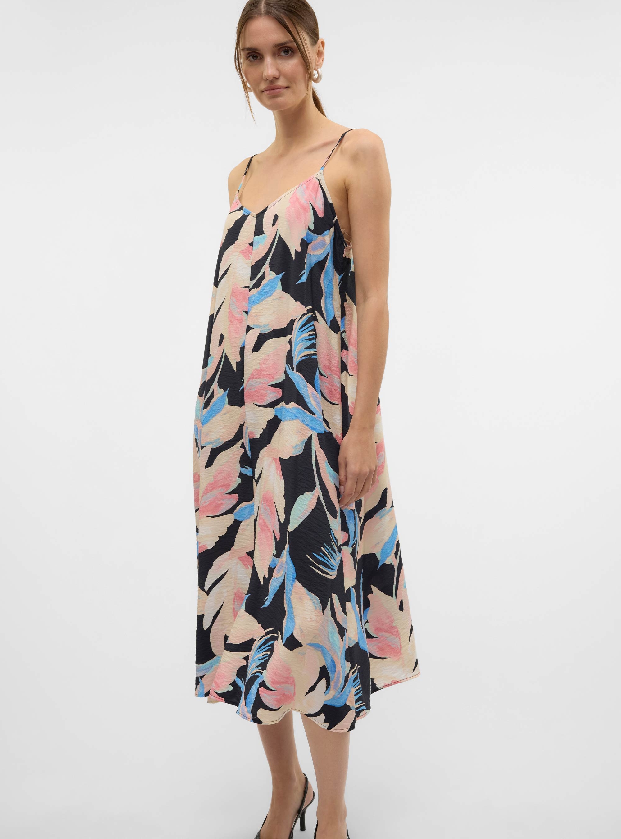 Vero Moda Josie Calf Singlet Dress - Floral