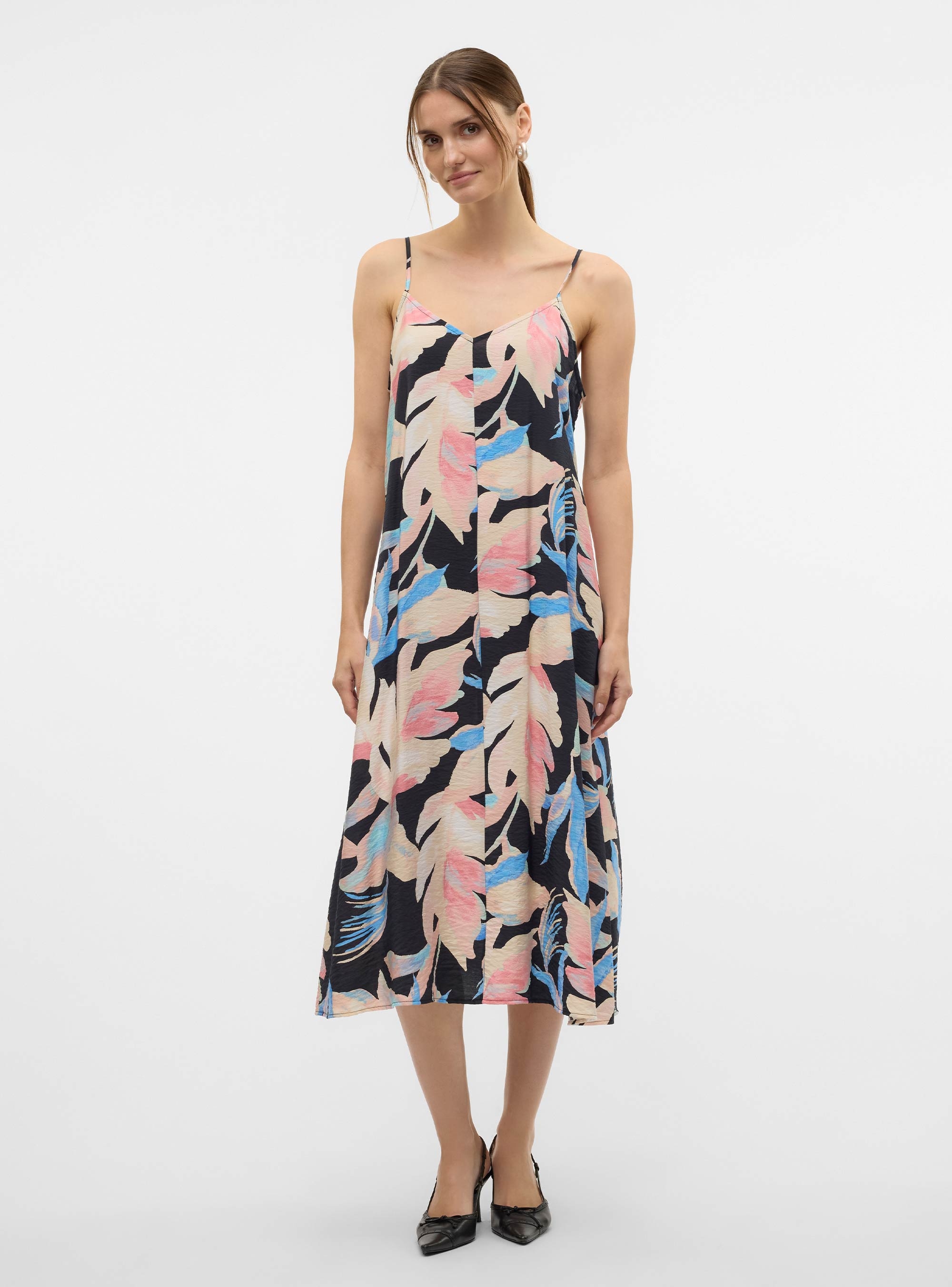 Vero Moda Josie Calf Singlet Dress - Floral