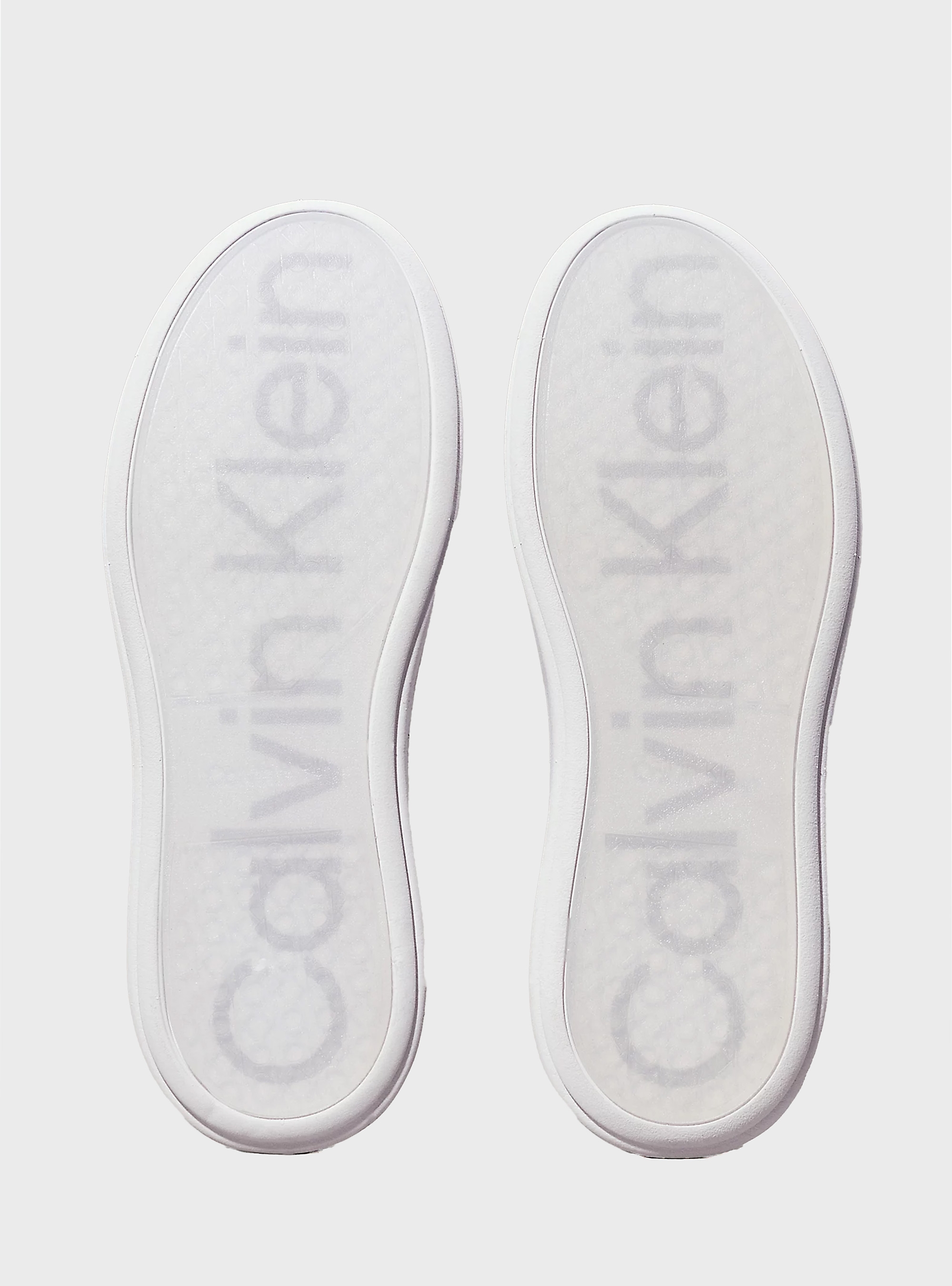 Calvin Klein Low Top Lace Up Leather Sneakers - Black