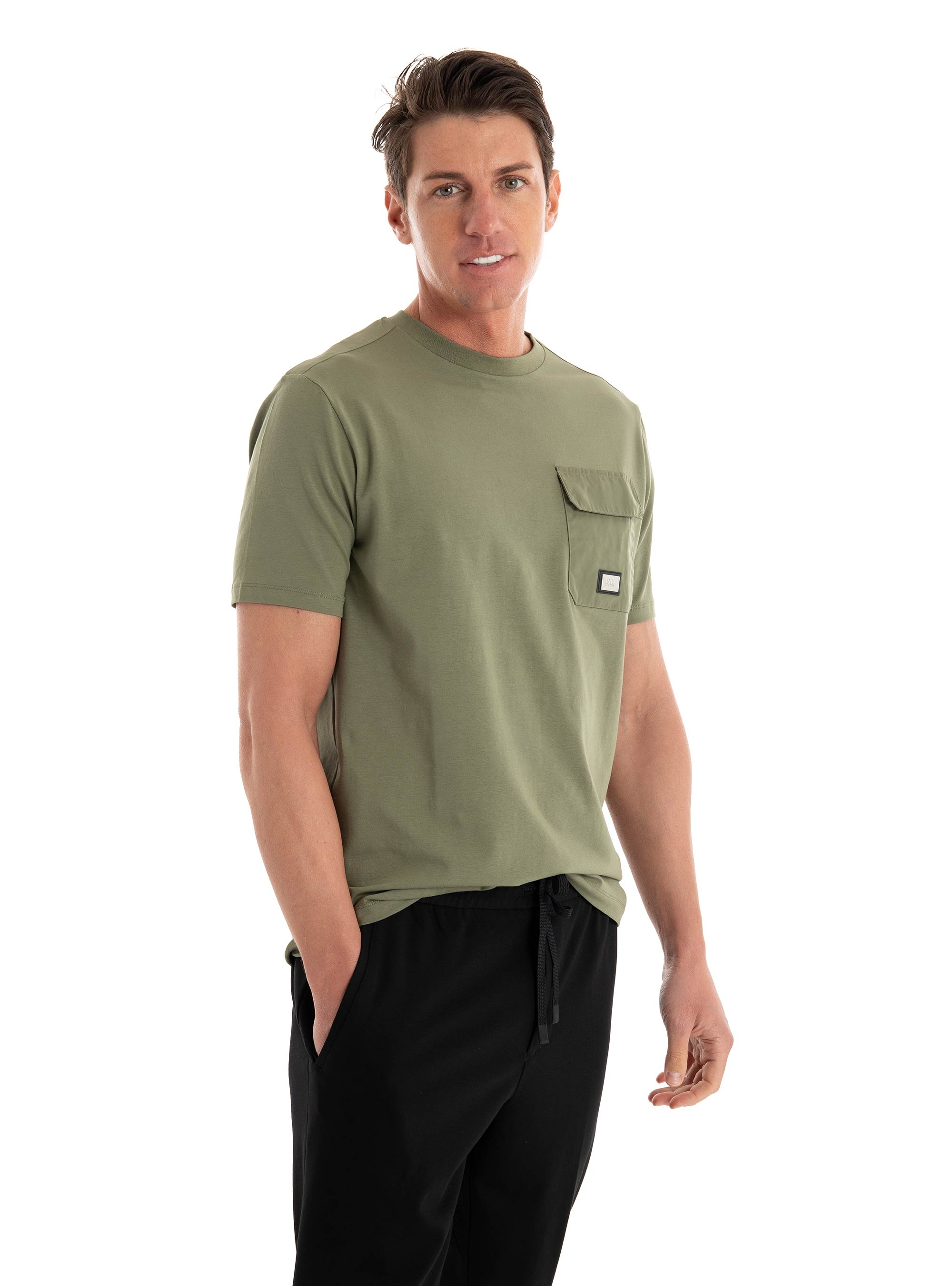 Karl Lagerfeld Crewneck T-Shirt - Olive 