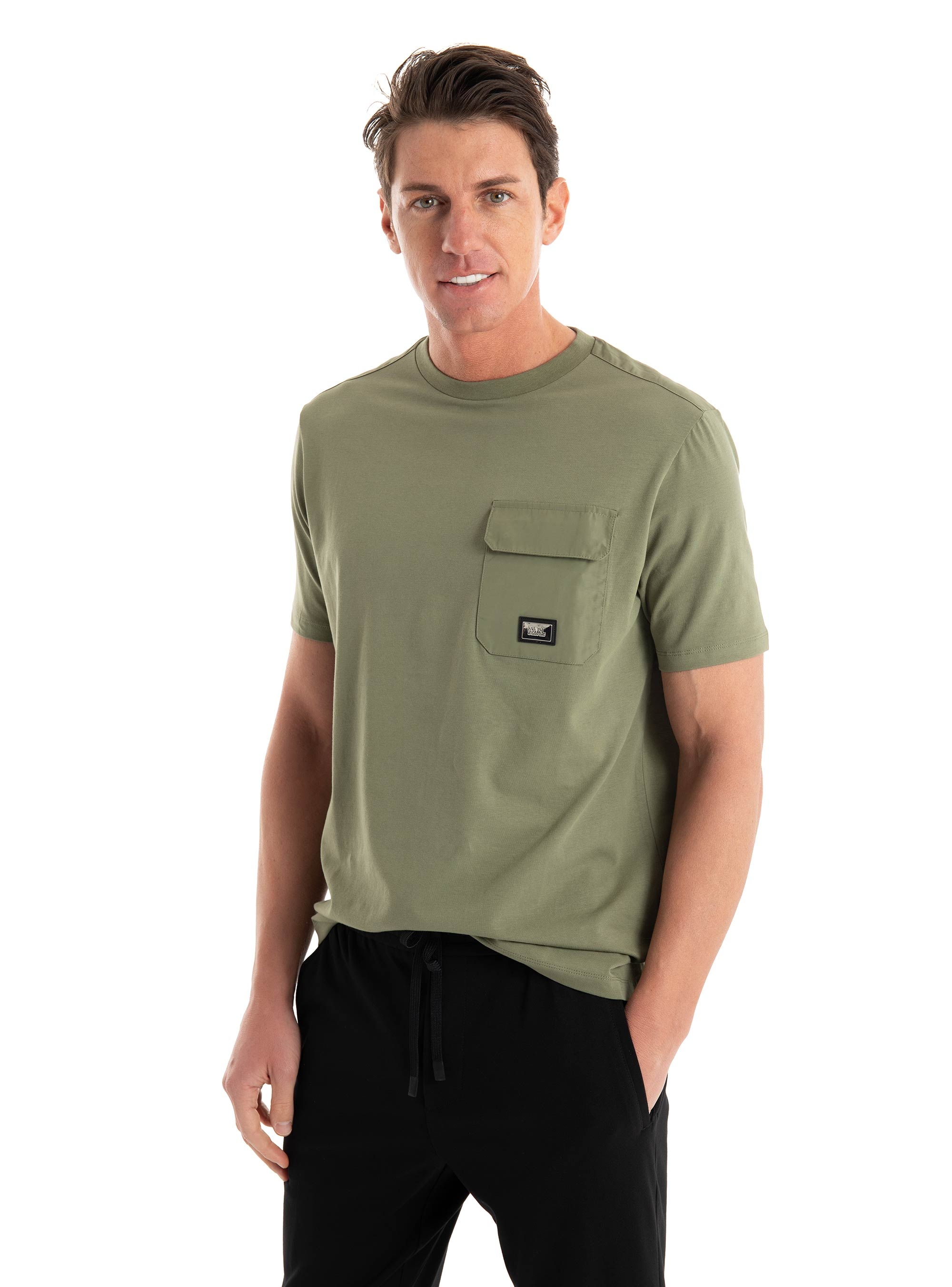 Karl Lagerfeld Crewneck T-Shirt - Olive 