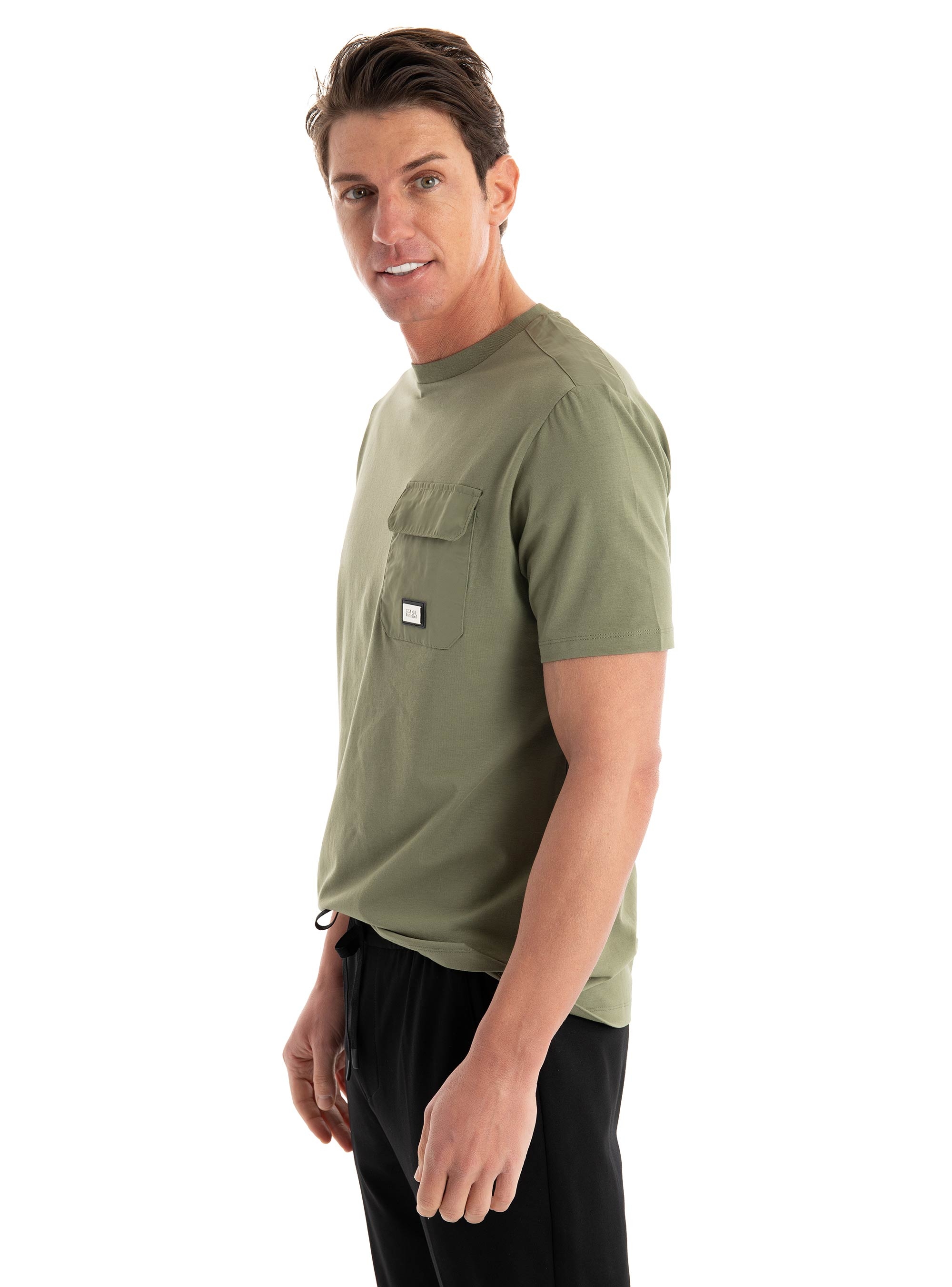 Karl Lagerfeld Crewneck T-Shirt - Olive 
