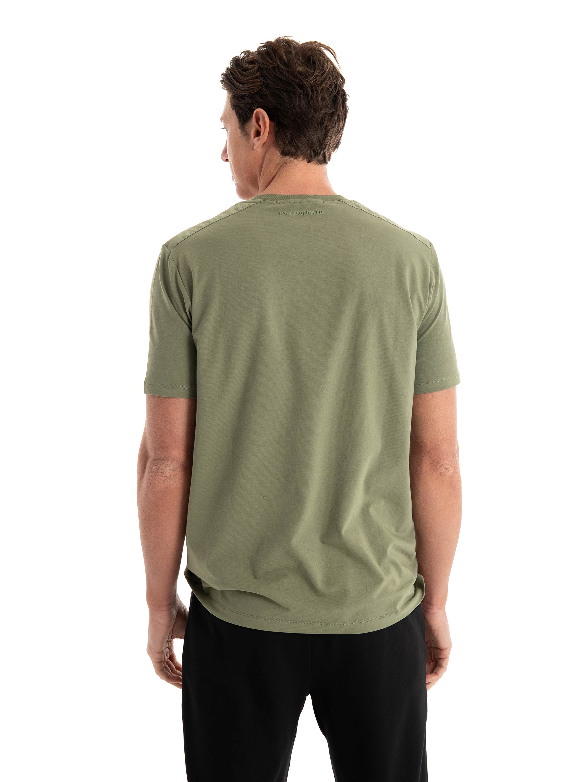 Karl Lagerfeld Crewneck T-Shirt - Olive 