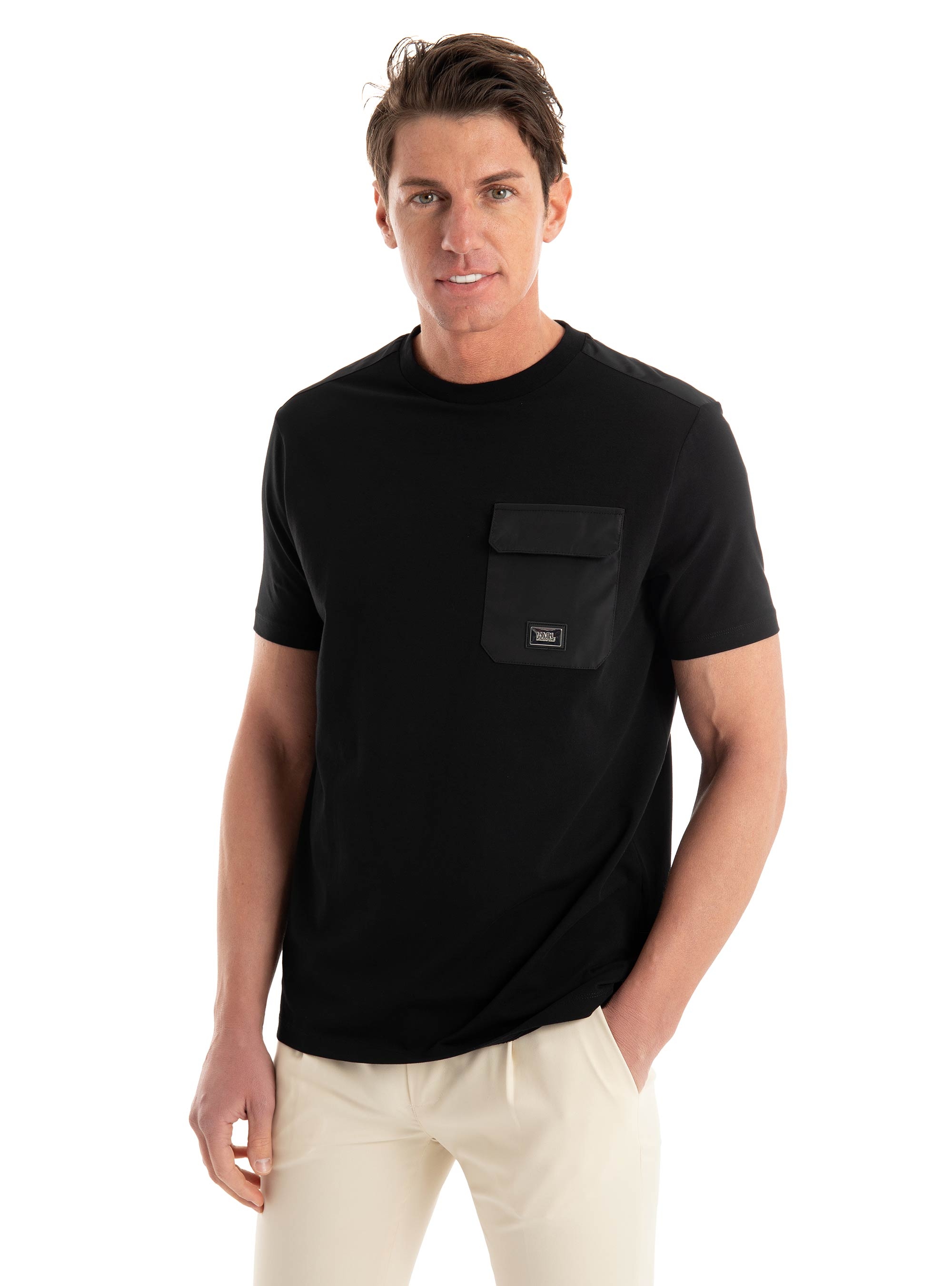 Karl Lagerfeld Crewneck T-Shirt - Black