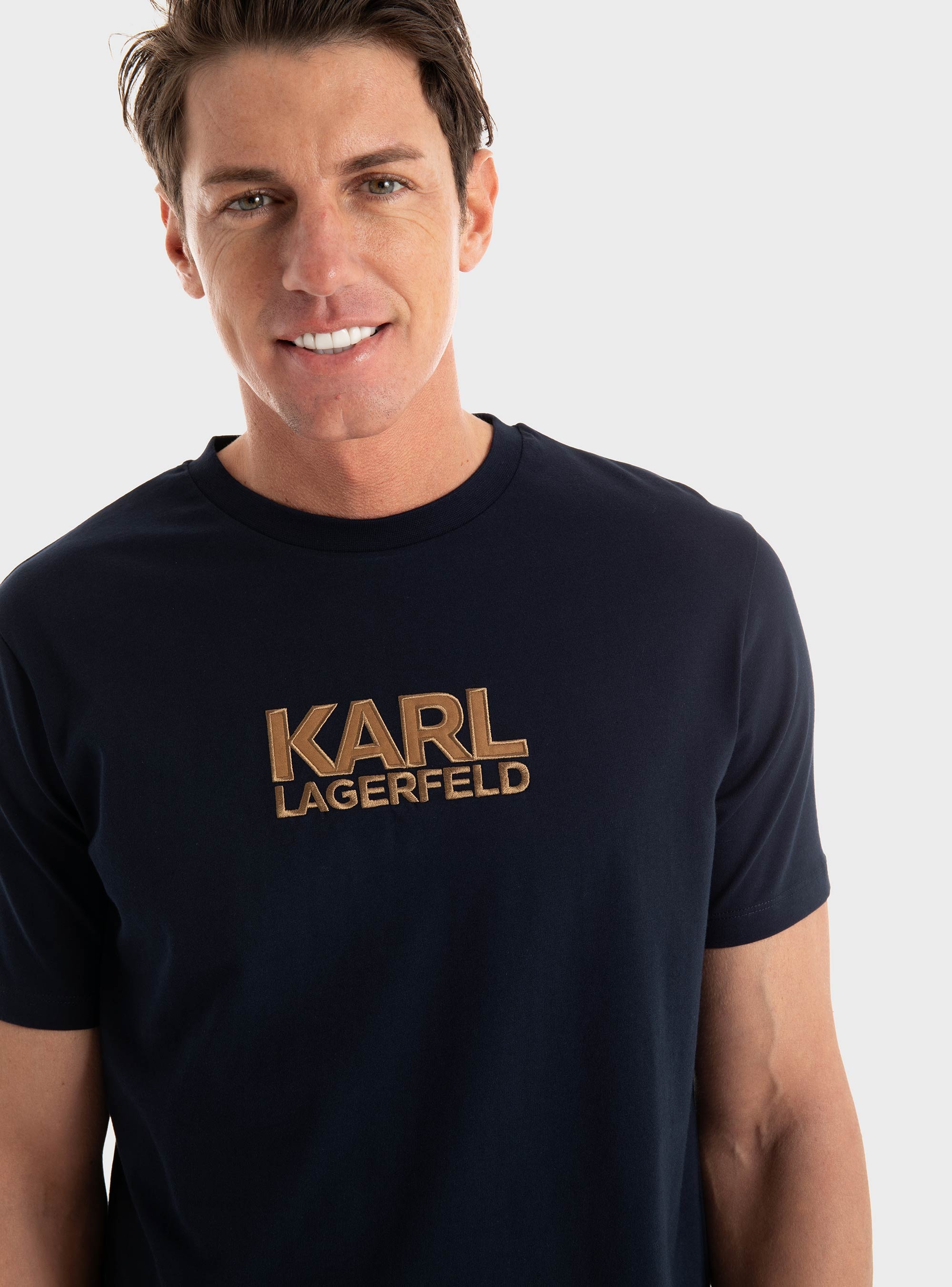 Karl Lagerfeld Crewneck T-Shirt - Navy