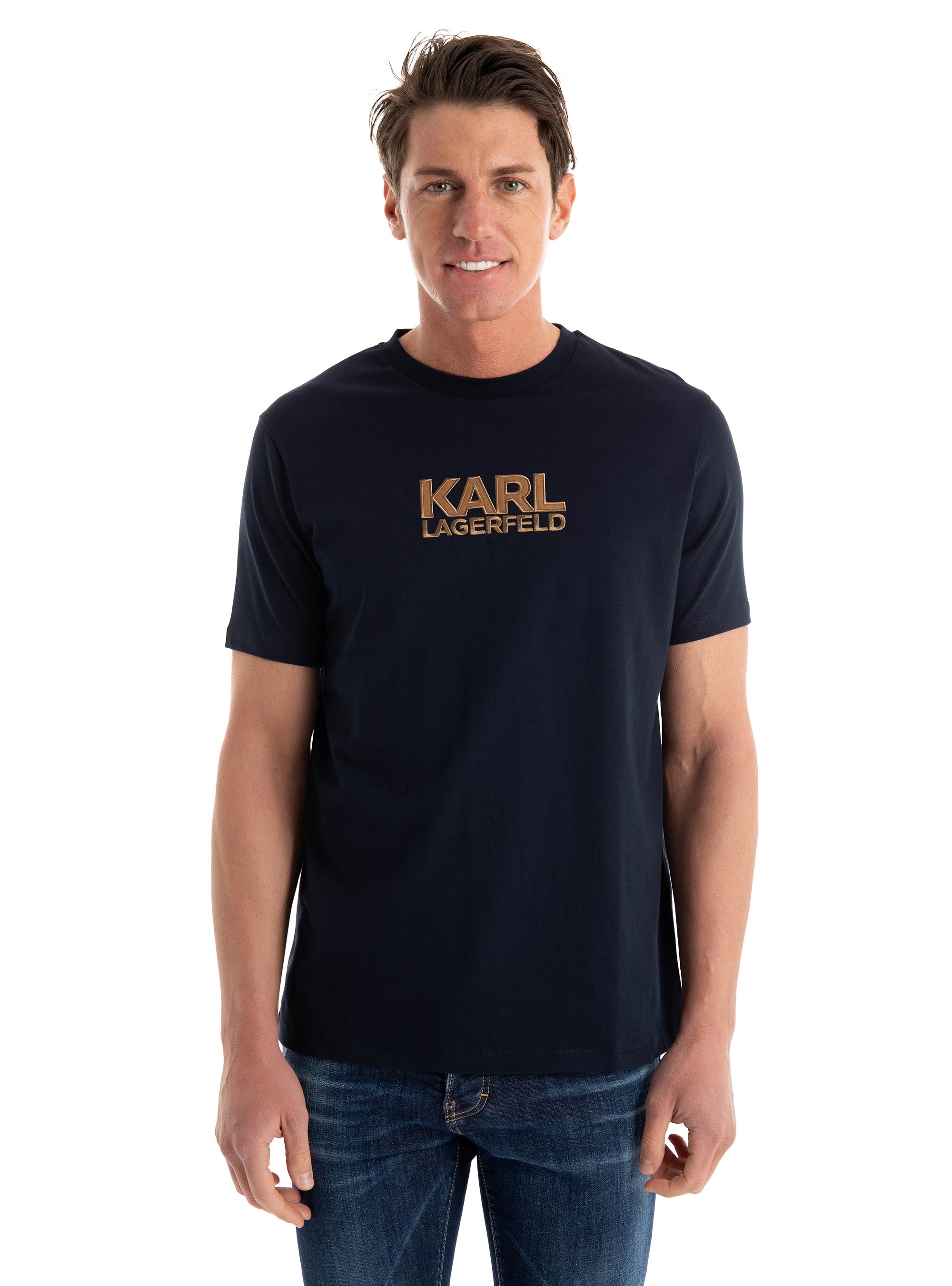 Karl Lagerfeld Crewneck T-Shirt - Navy