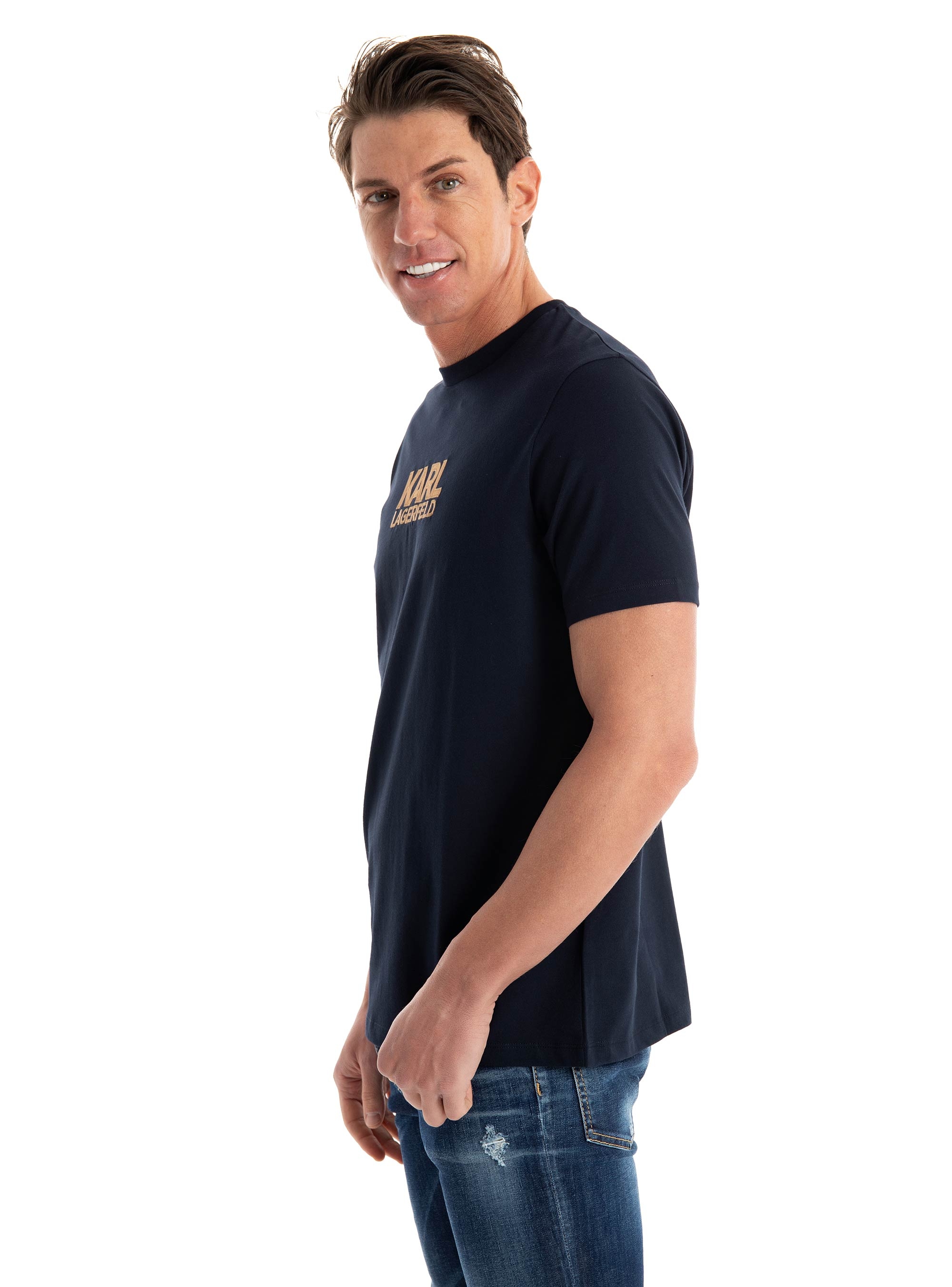 Karl Lagerfeld Crewneck T-Shirt - Navy