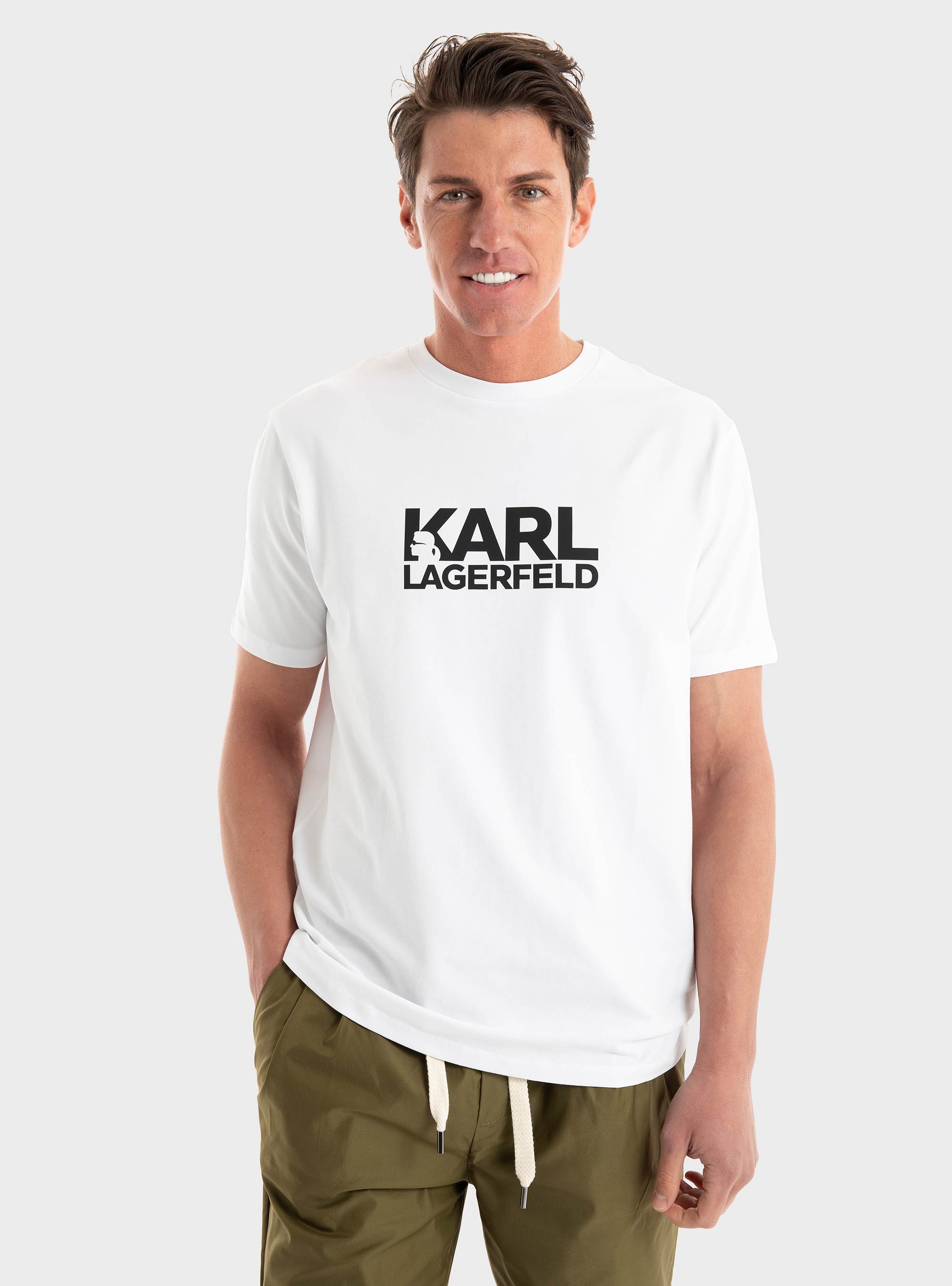Karl Lagerfeld Crewneck T-Shirt - White