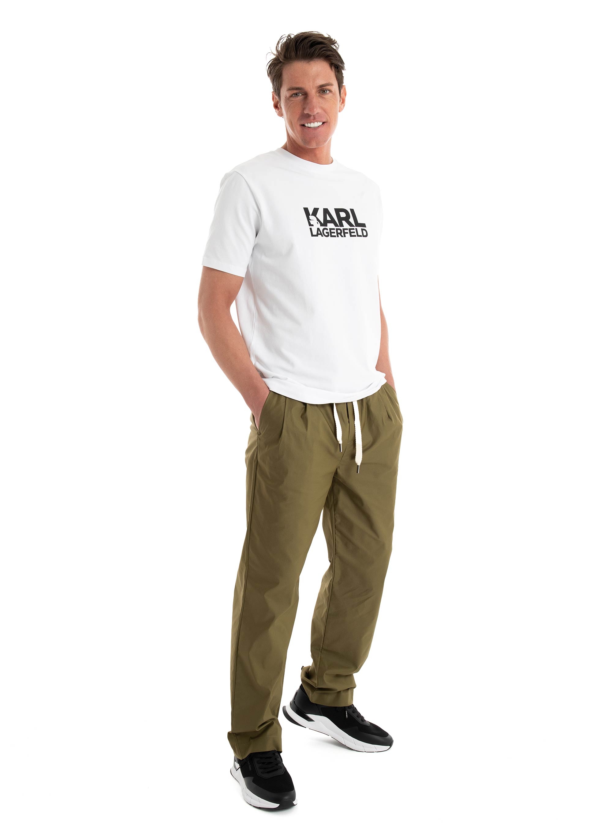 Karl Lagerfeld Crewneck T-Shirt - White