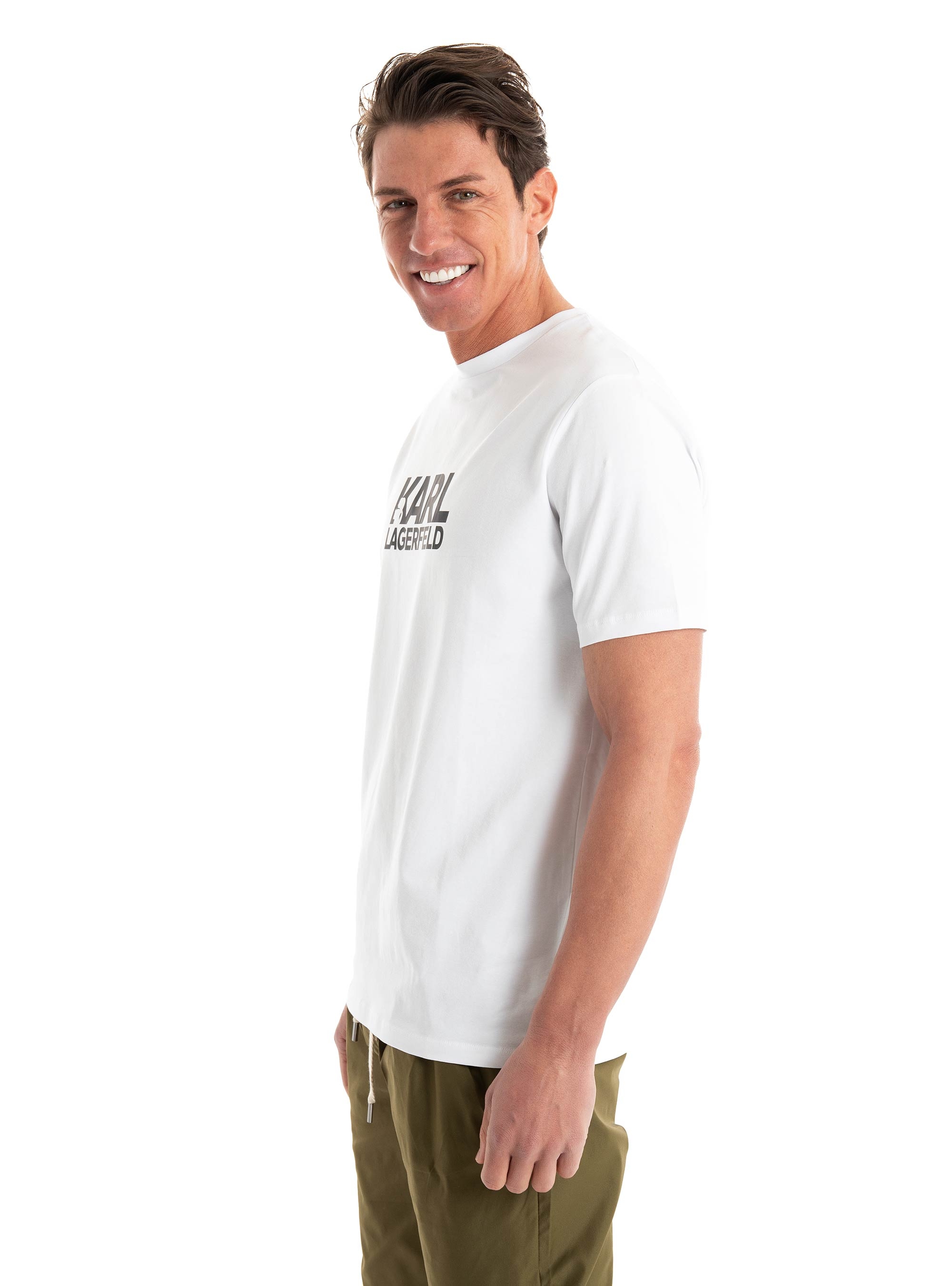 Karl Lagerfeld Crewneck T-Shirt - White