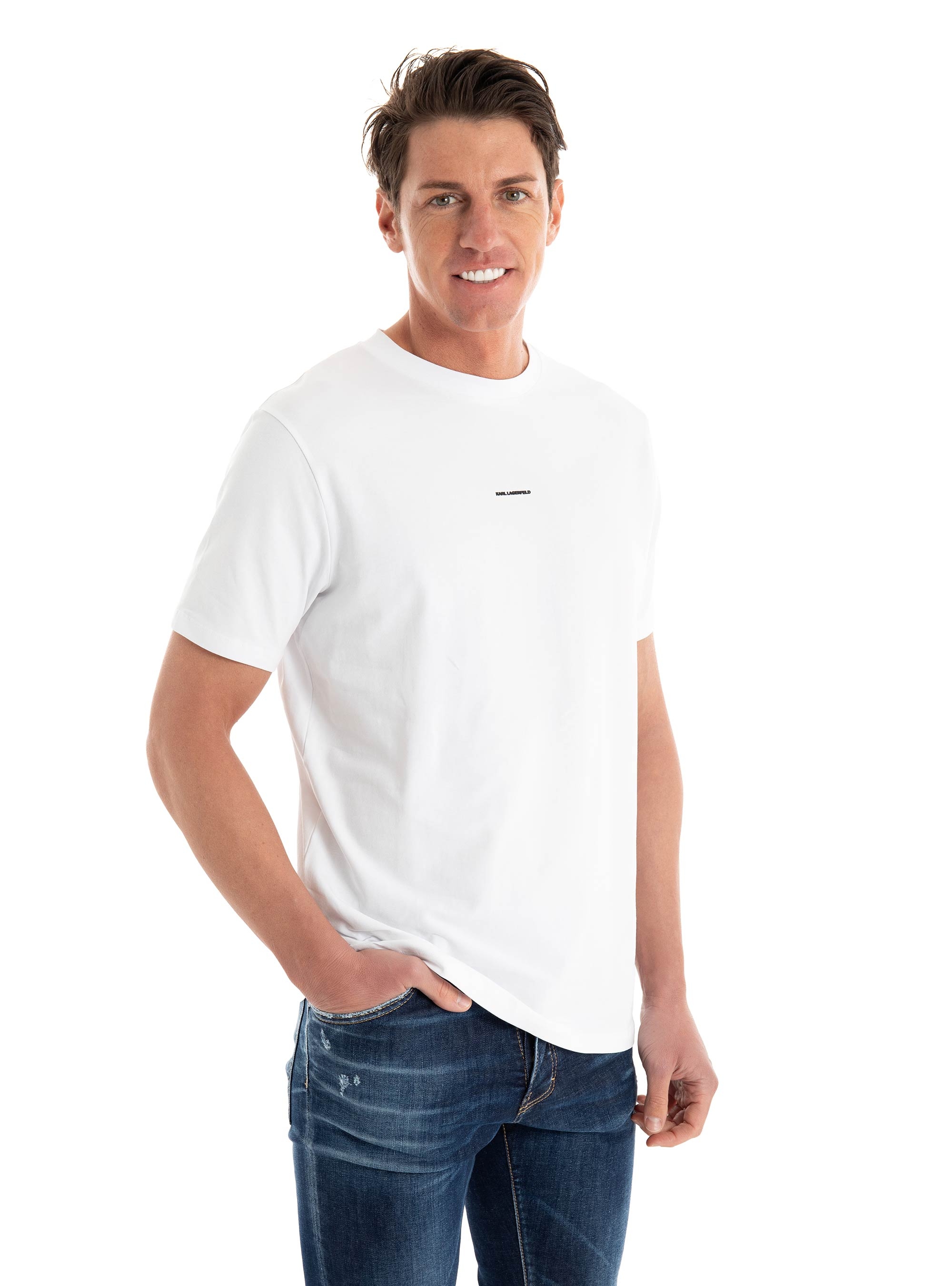 Karl Lagerfeld Crewneck T-Shirt - White