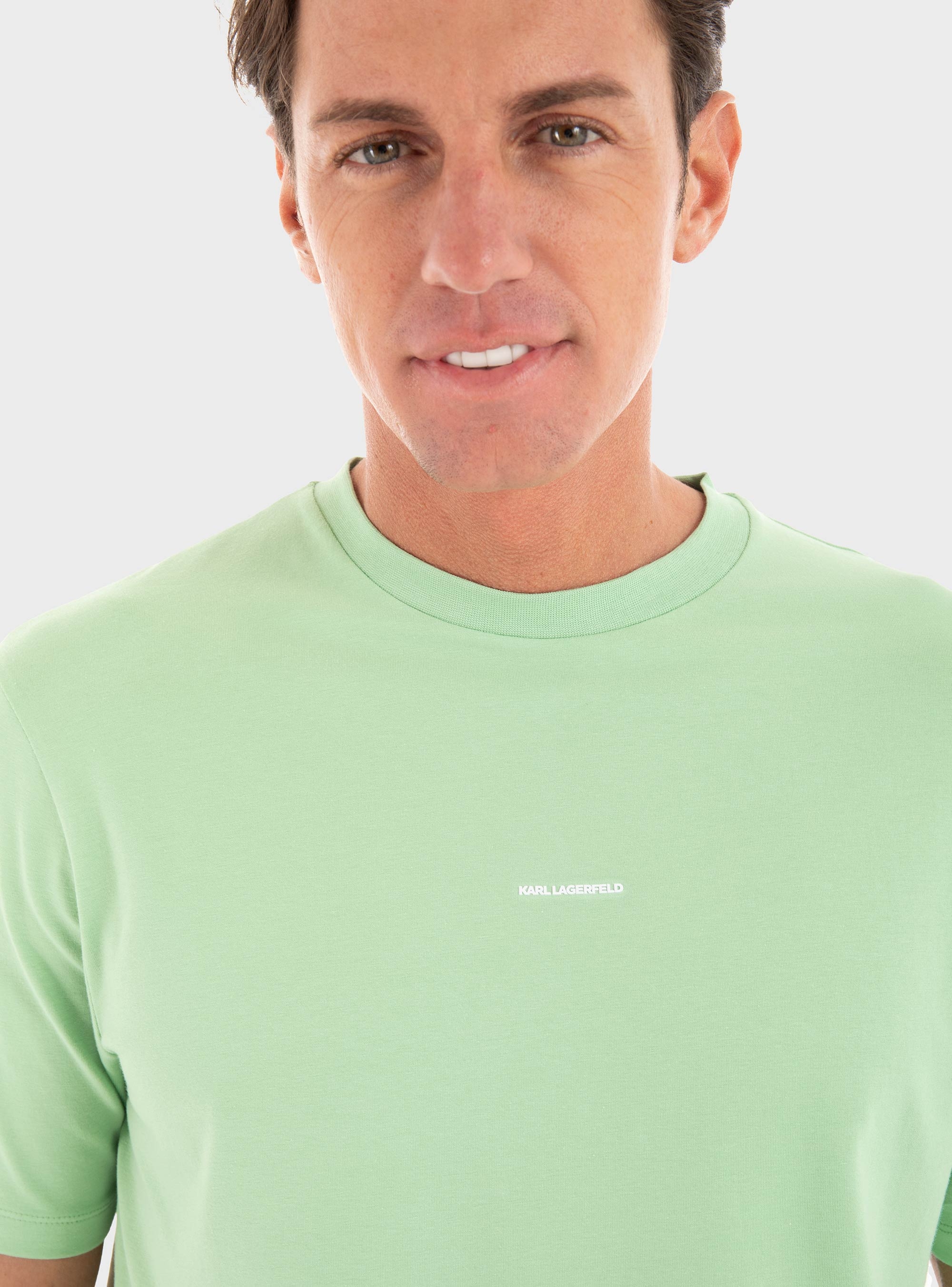 Karl Lagerfeld Crewneck T-Shirt - Pale Green