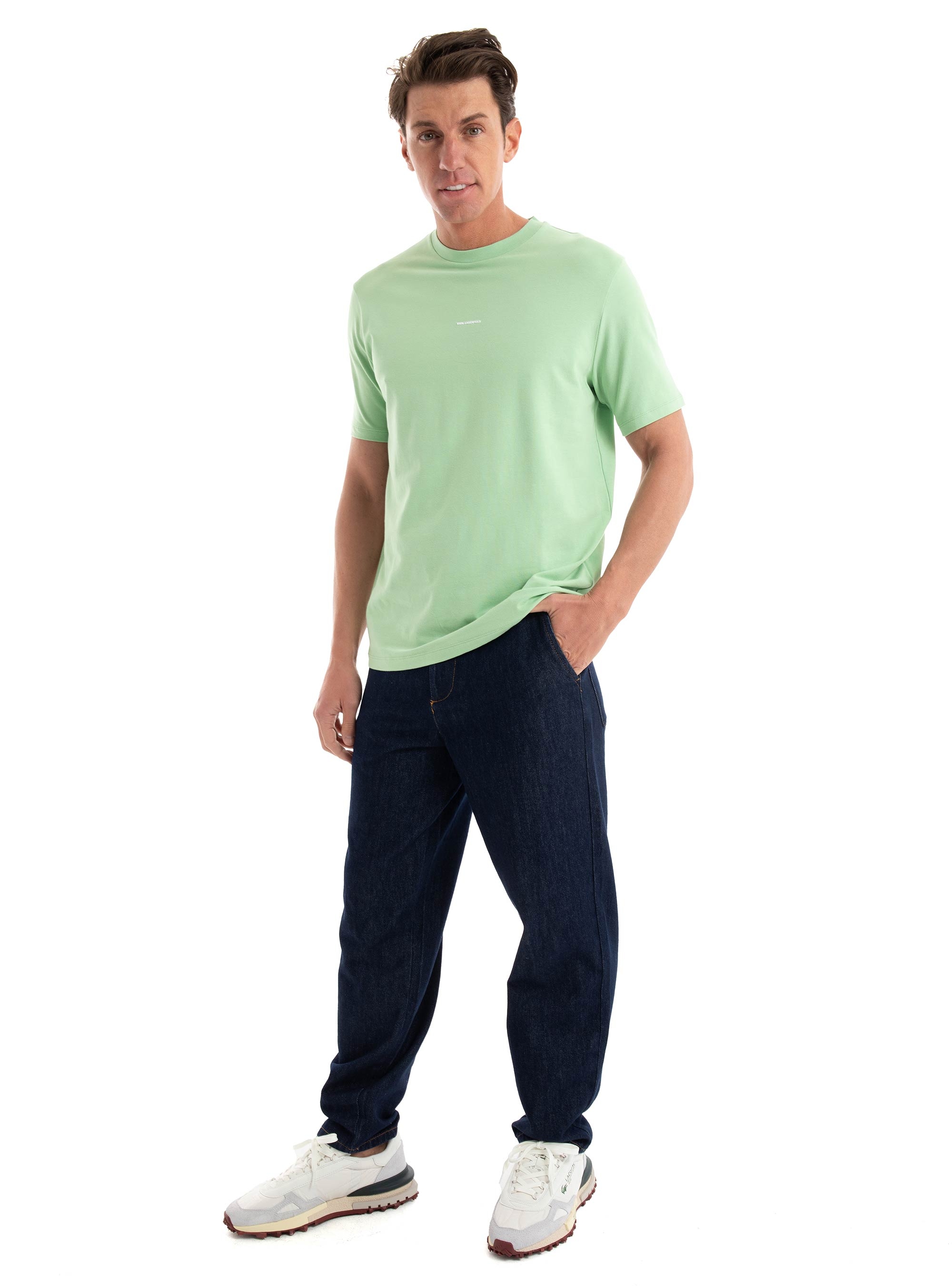 Karl Lagerfeld Crewneck T-Shirt - Pale Green