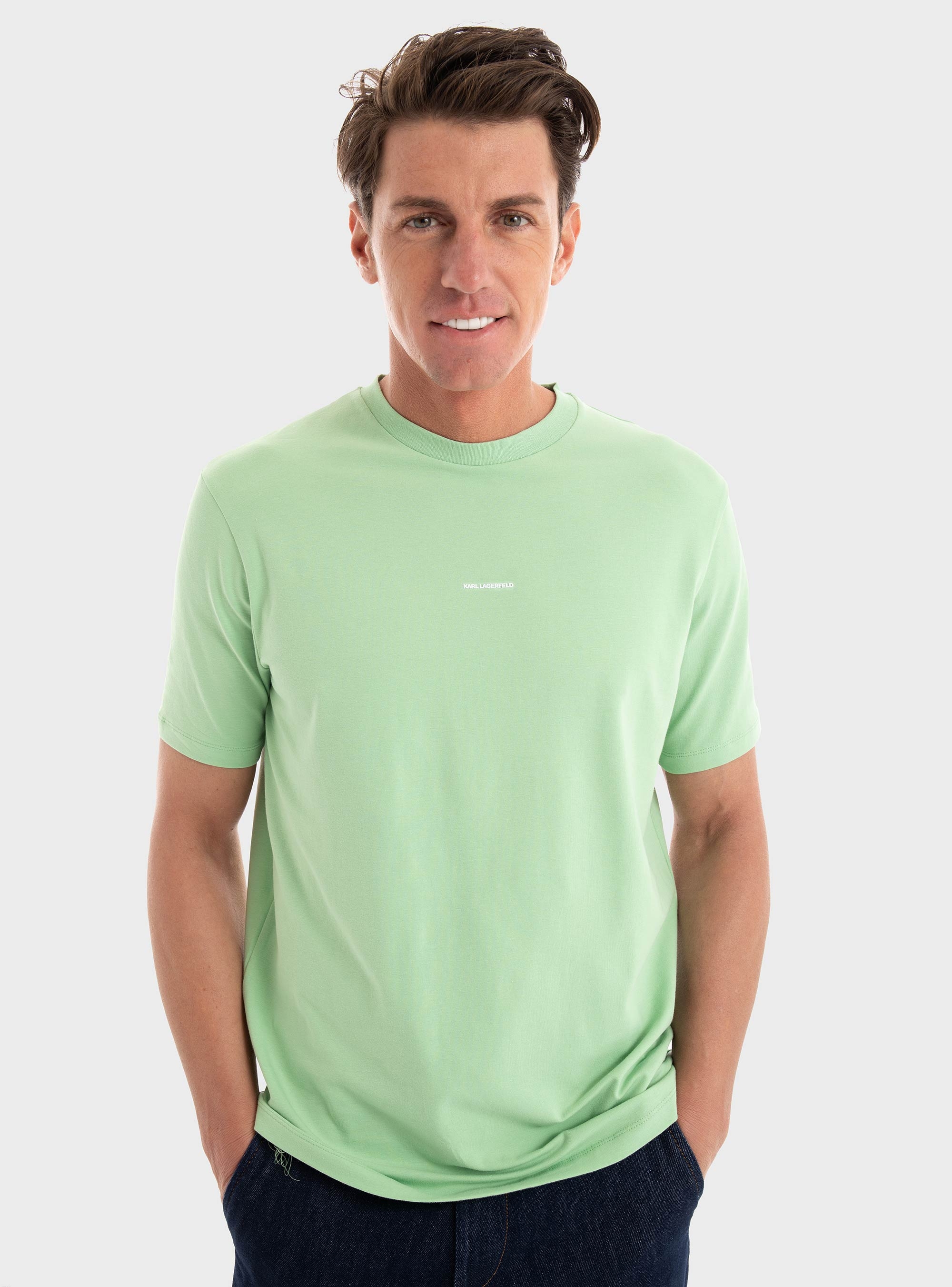 Karl Lagerfeld Crewneck T-Shirt - Pale Green