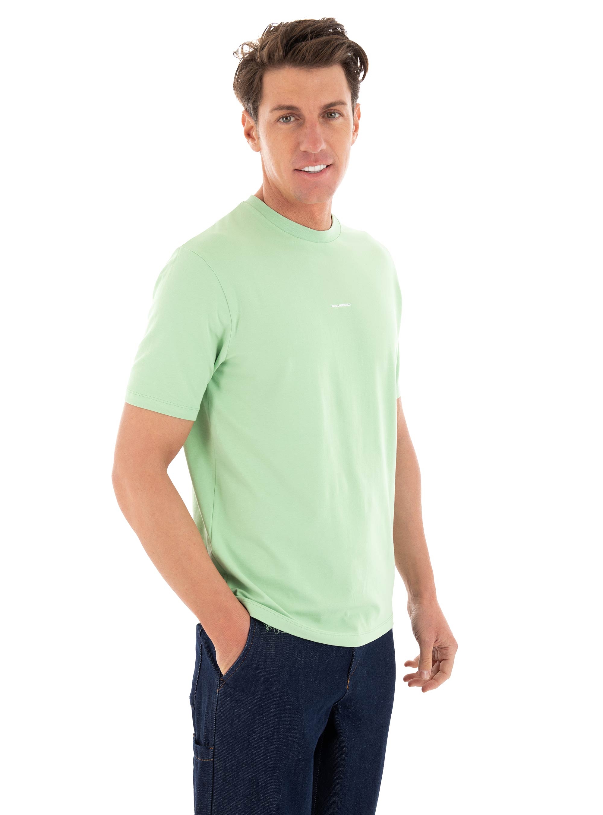 Karl Lagerfeld Crewneck T-Shirt - Pale Green