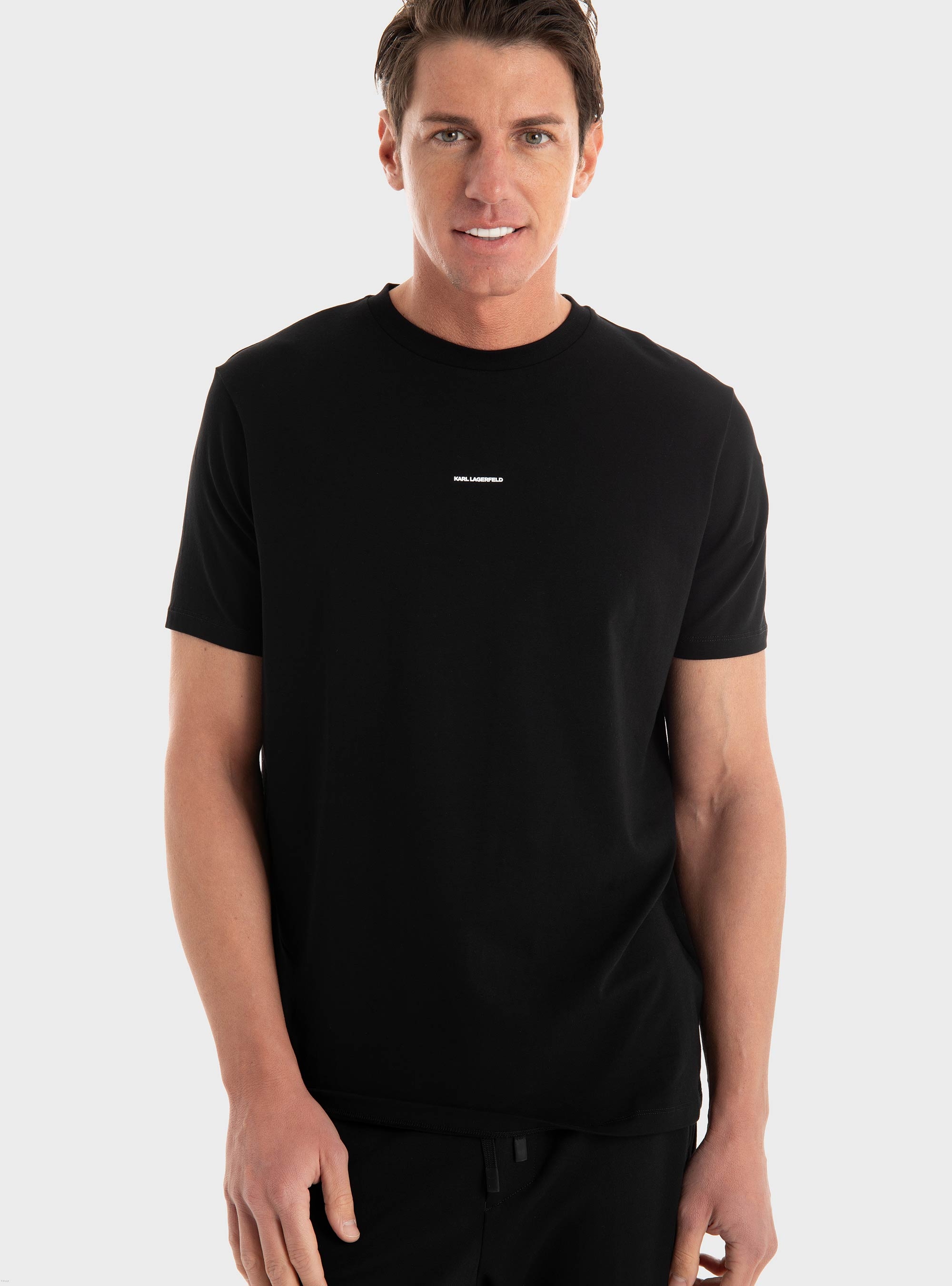 Karl Lagerfeld Crewneck T-Shirt - Black