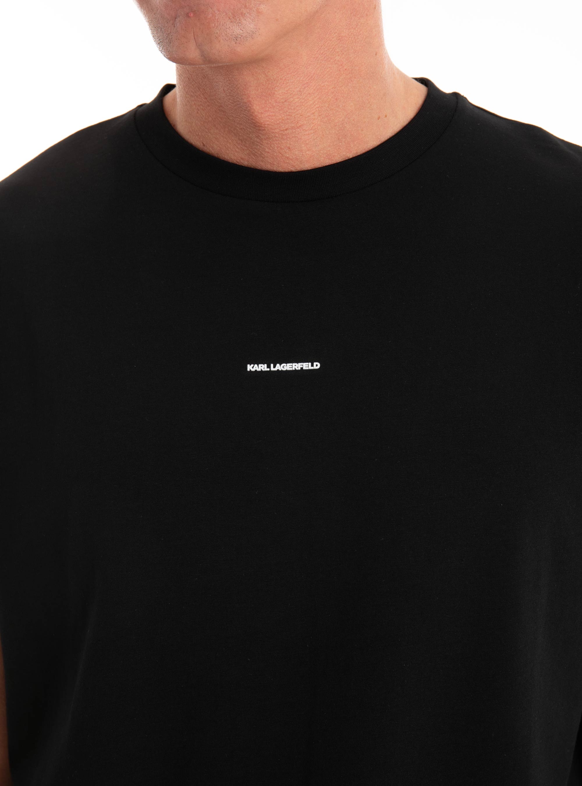 Karl Lagerfeld Crewneck T-Shirt - Black