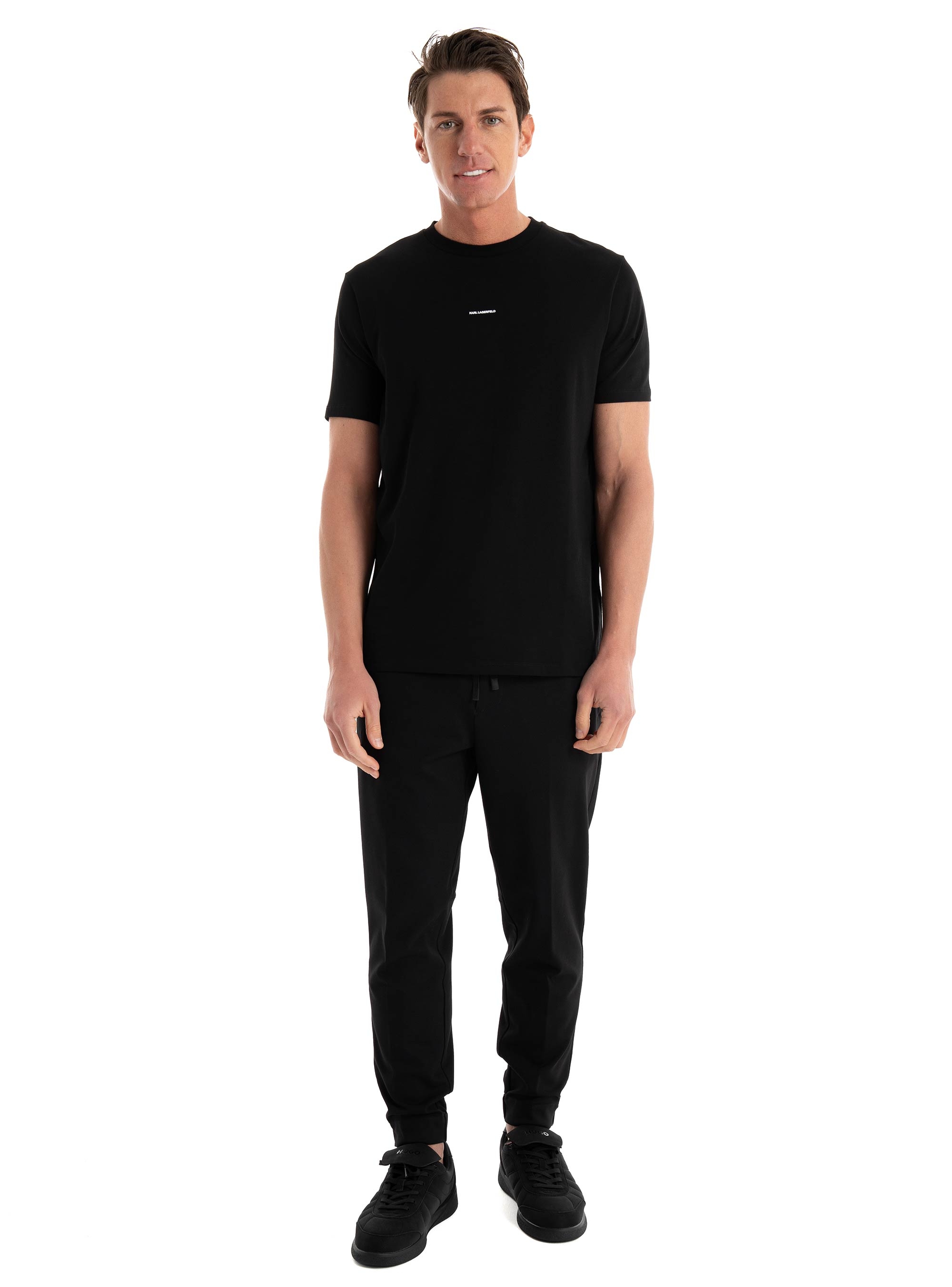 Karl Lagerfeld Crewneck T-Shirt - Black
