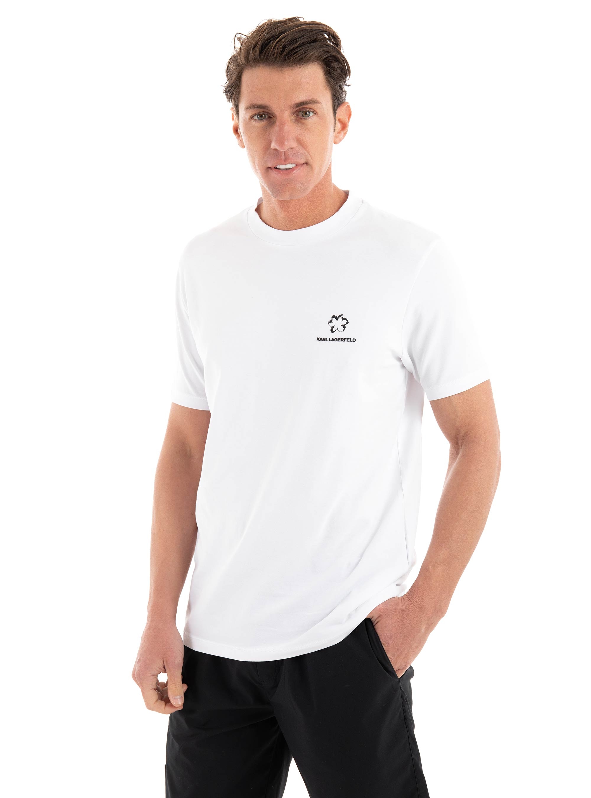 Karl Lagerfeld Crewneck T-Shirt - White