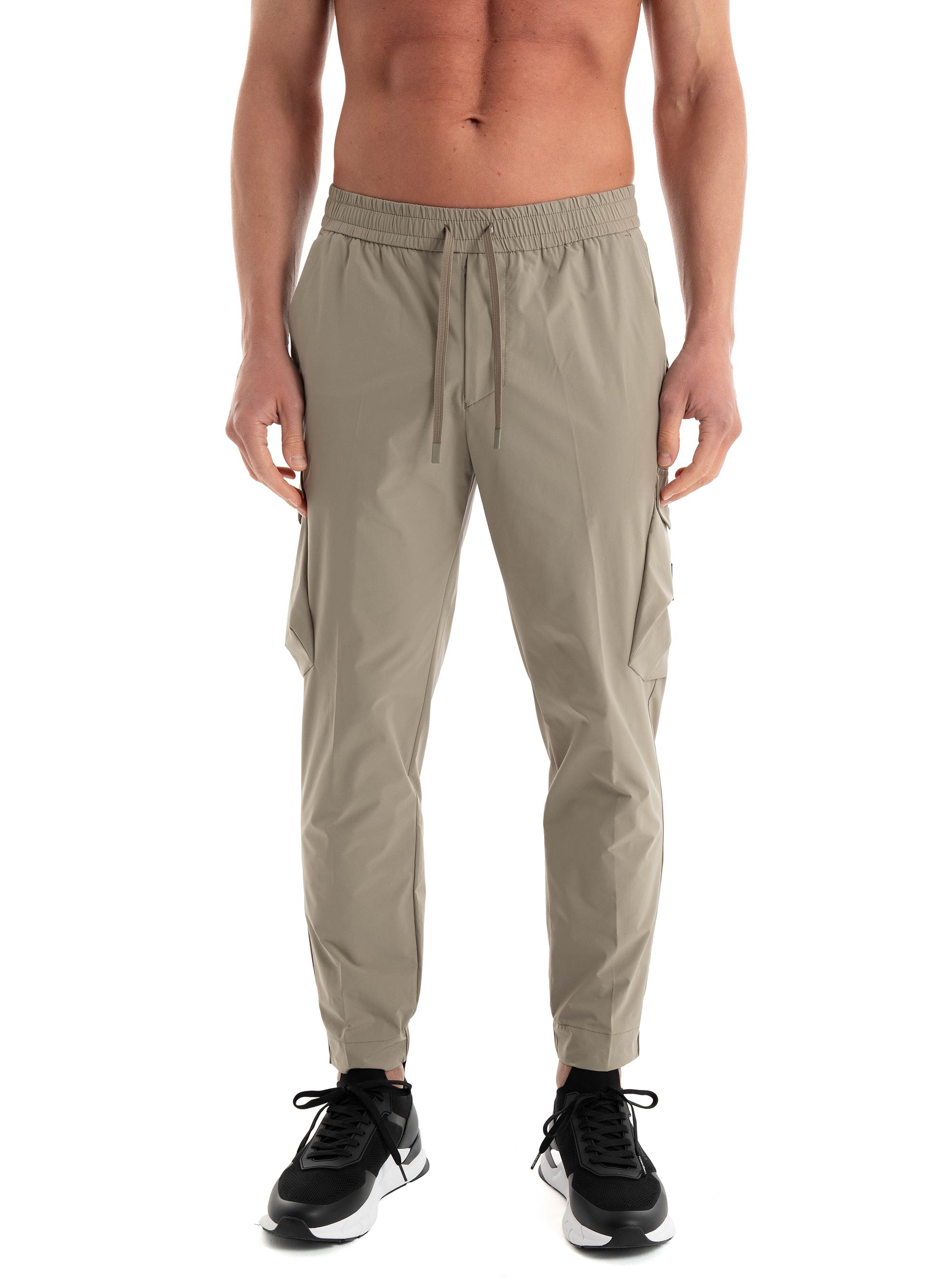 BOSS Tapered Fit Trousers T_Urbanex-CargoLight - Olive 