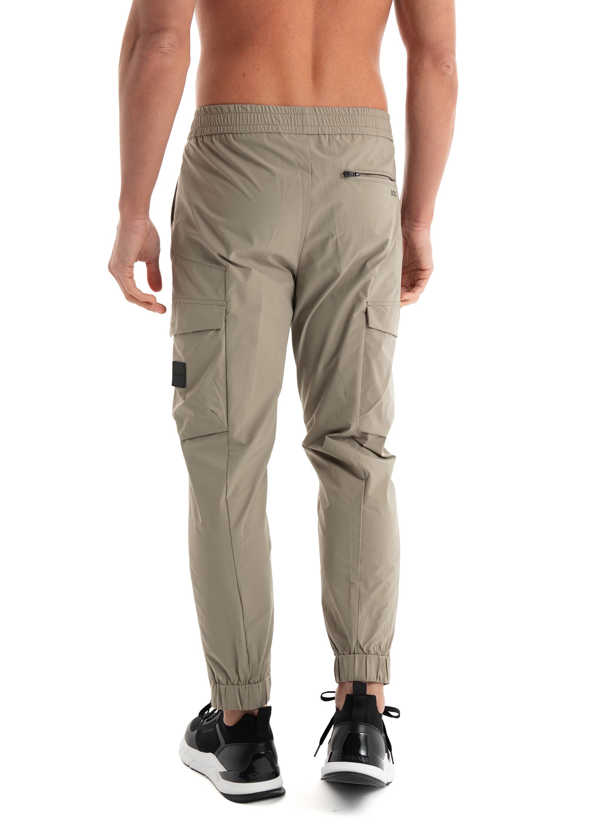 BOSS Tapered Fit Trousers T_Urbanex-CargoLight - Olive 