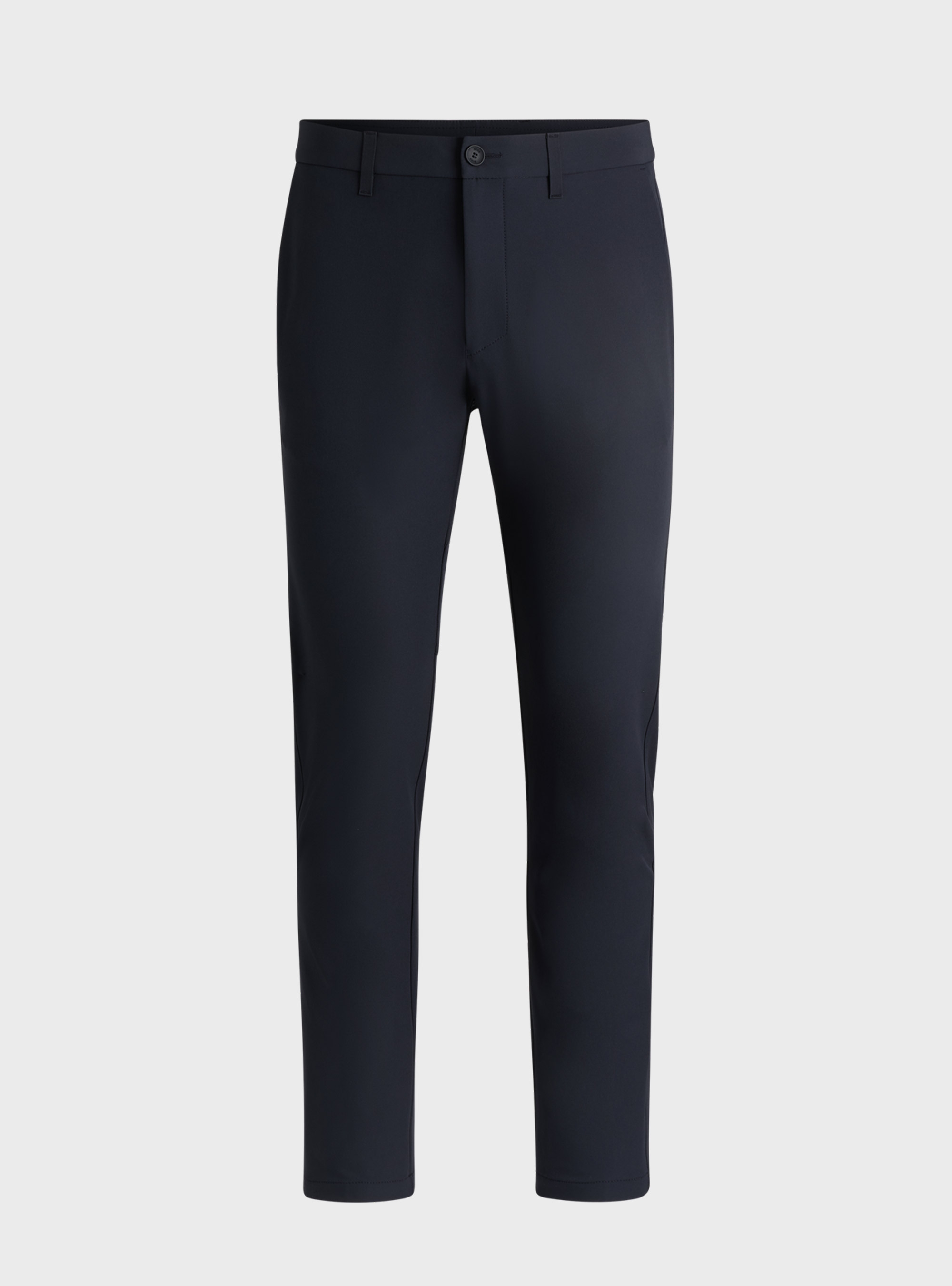 BOSS Slim Fit Water Repellent Trousers T_Commuter-Slim - Dark Blue