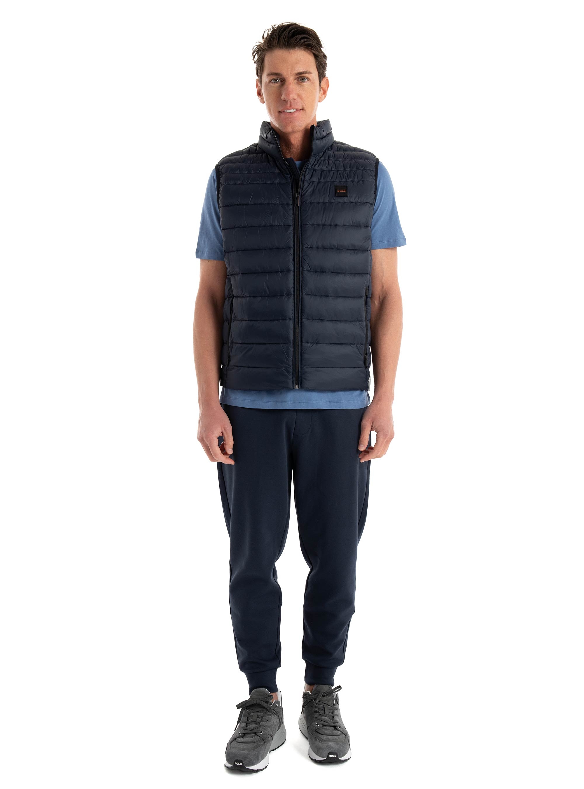 BOSS Slim Fit Gilet Odeno2 - Dark Blue