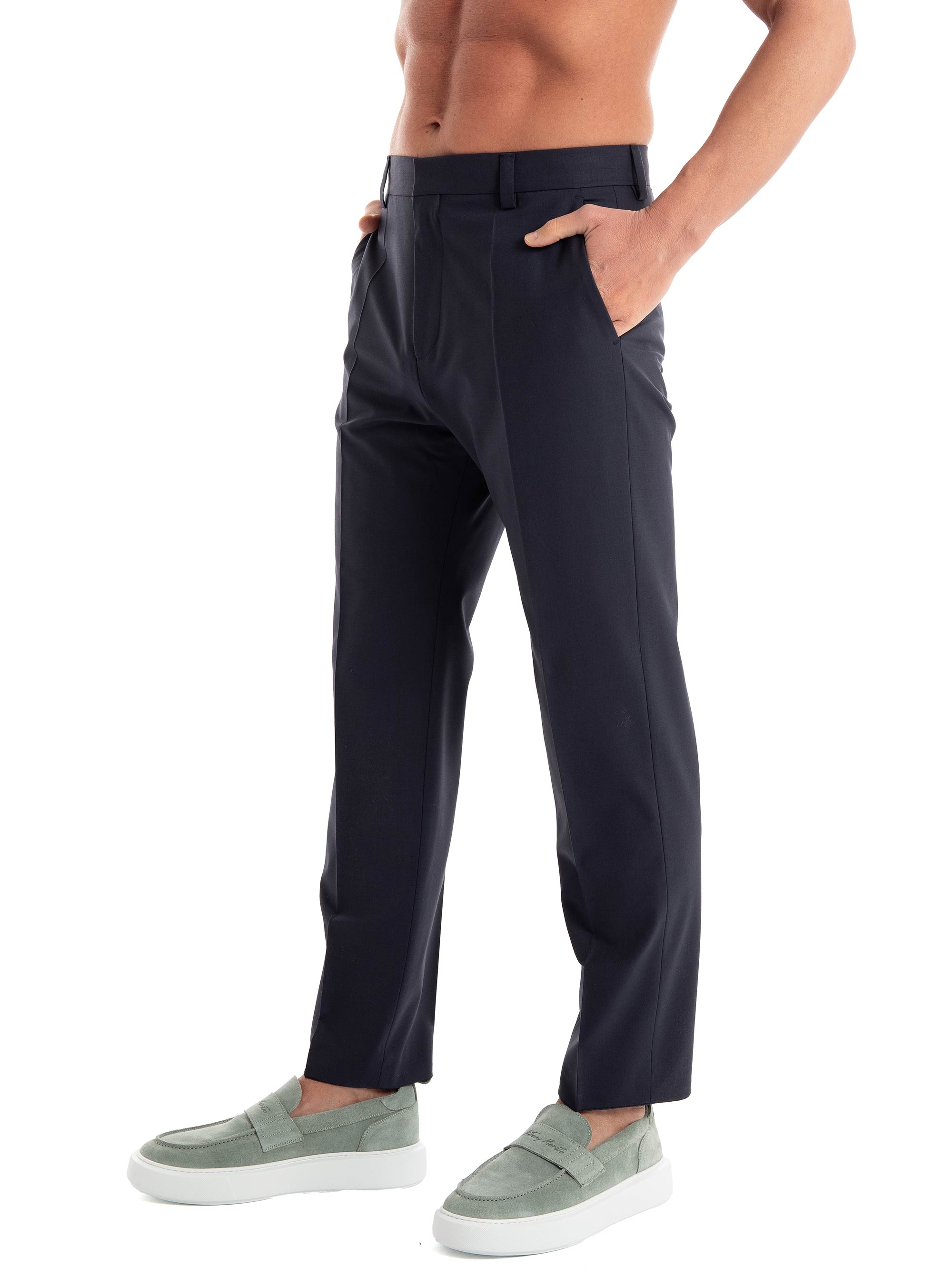 HUGO Modern Fit Trousers Teagan231X - Dark Blue