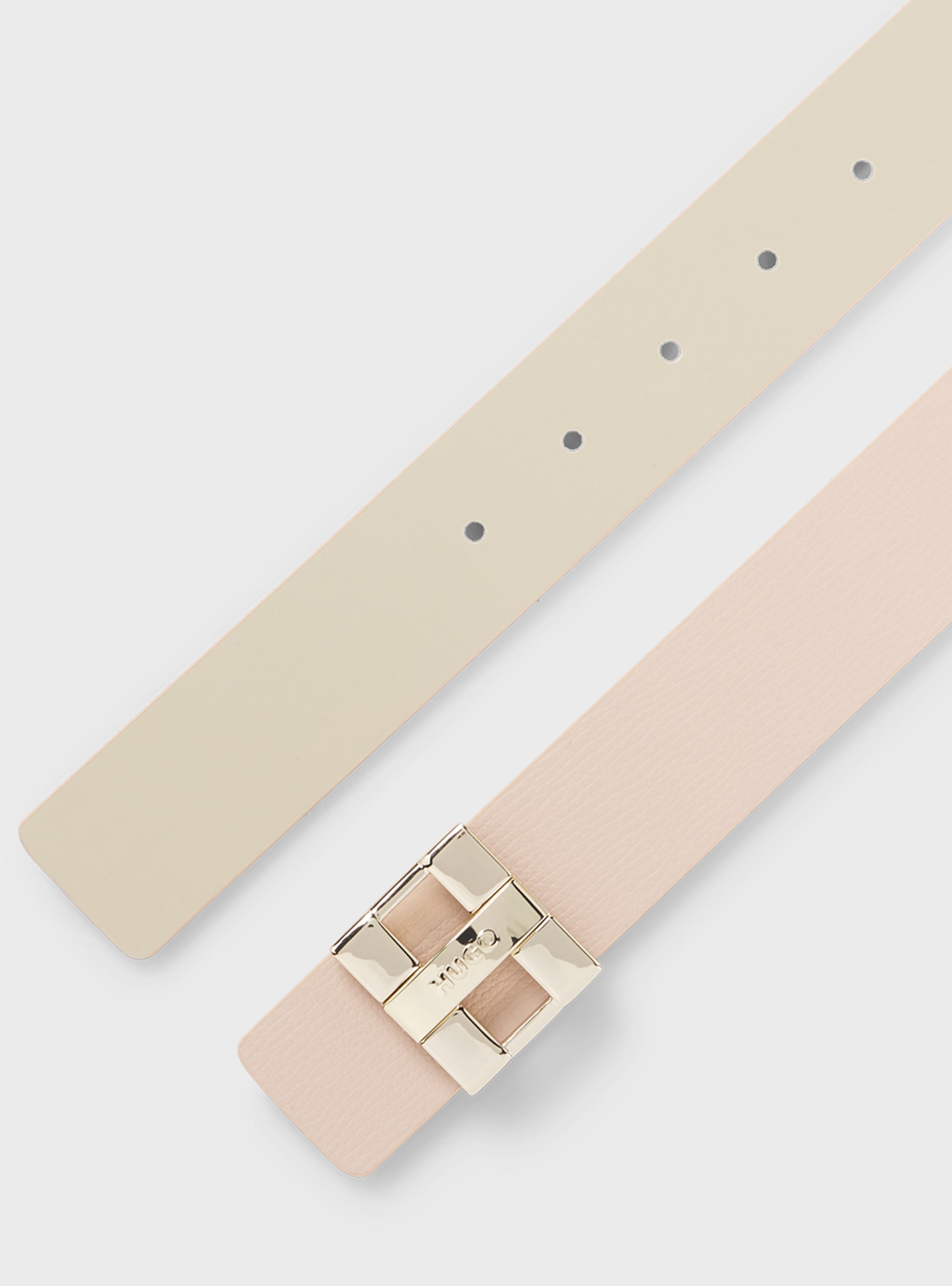 HUGO Reversible Belt Zita-C-G_Sr35 - Light Beige