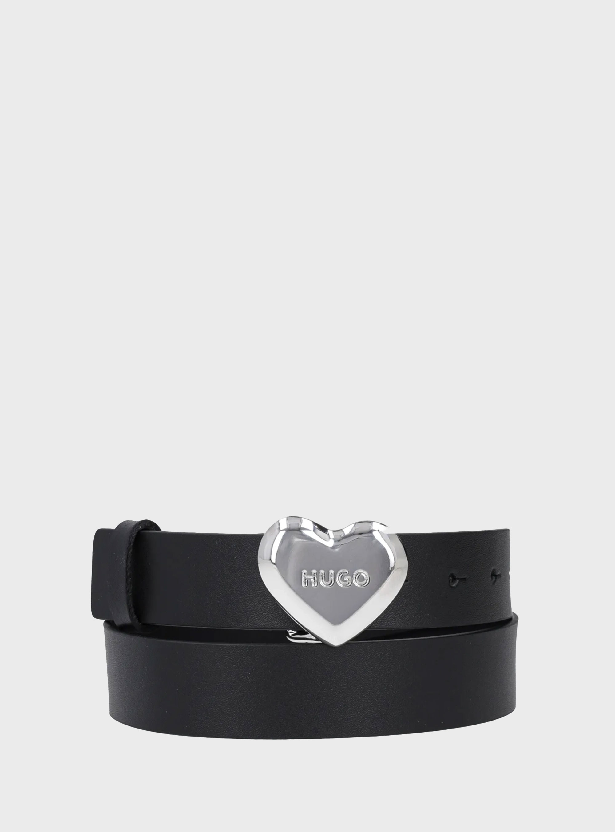 HUGO Heart Belt Serce_Sz30 - Black