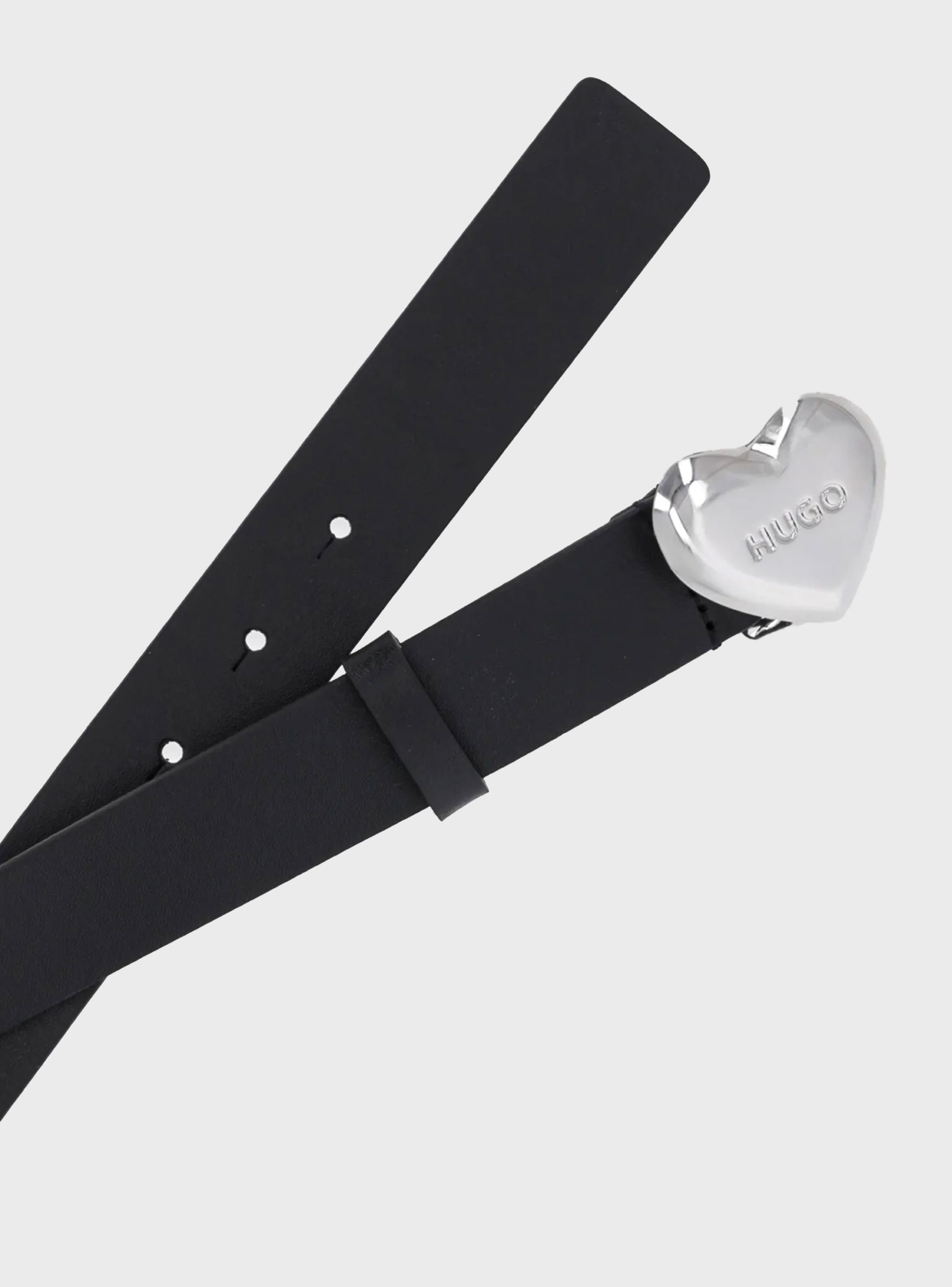 HUGO Heart Belt Serce_Sz30 - Black