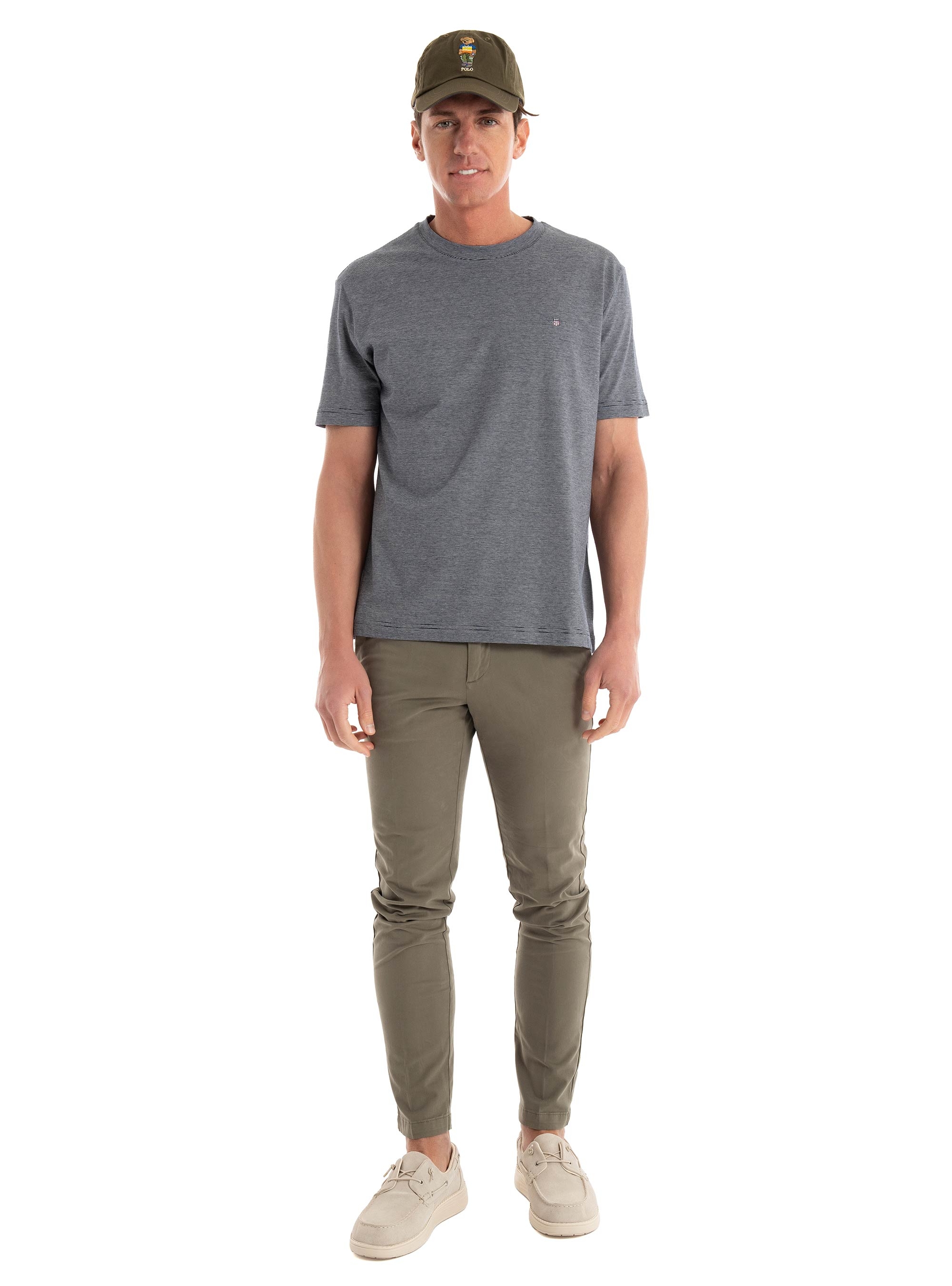 BOSS Slim Fit Cabardine Chinos Kaito1 - Dark Beige