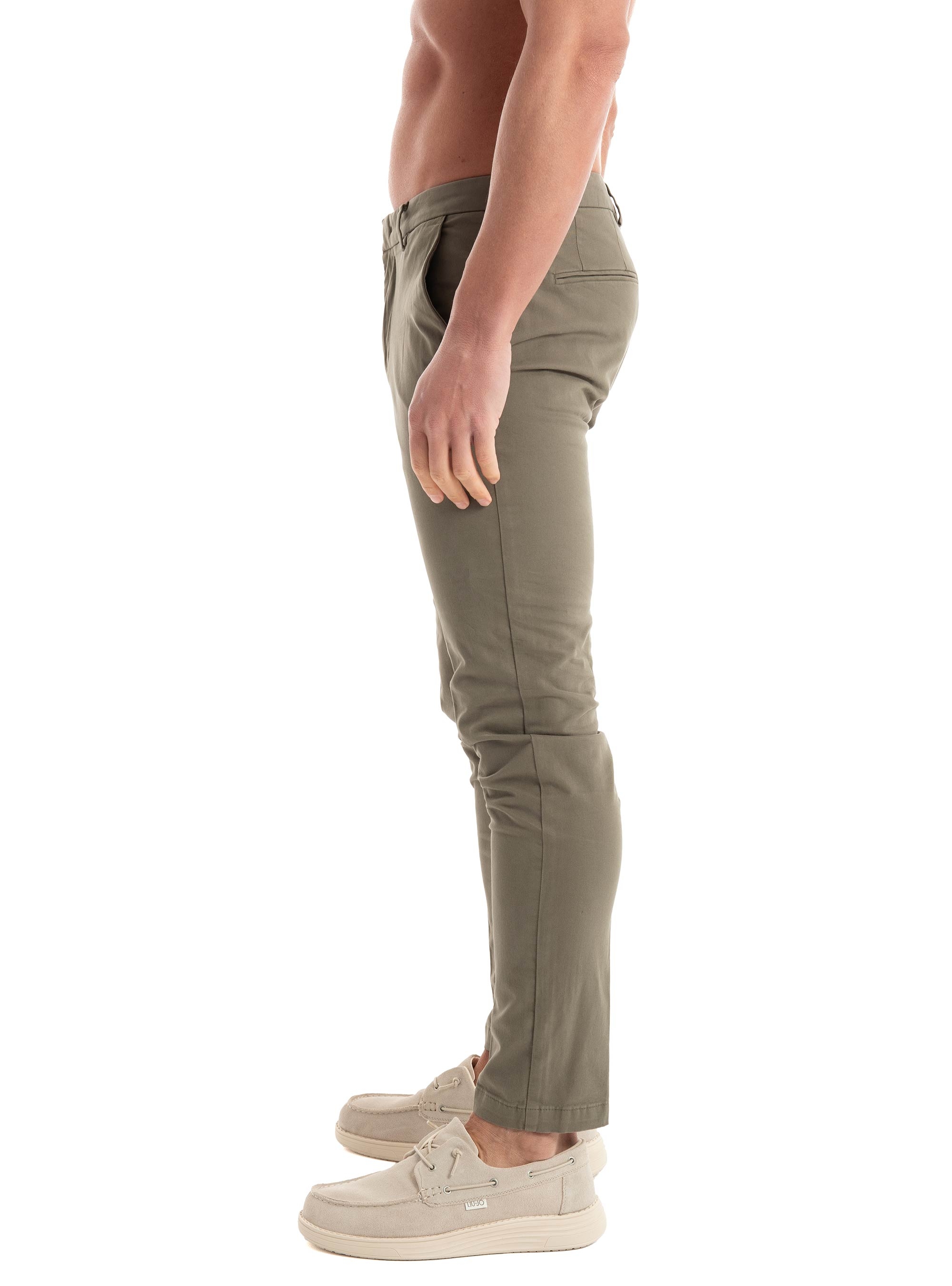 BOSS Slim Fit Cabardine Chinos Kaito1 - Dark Beige