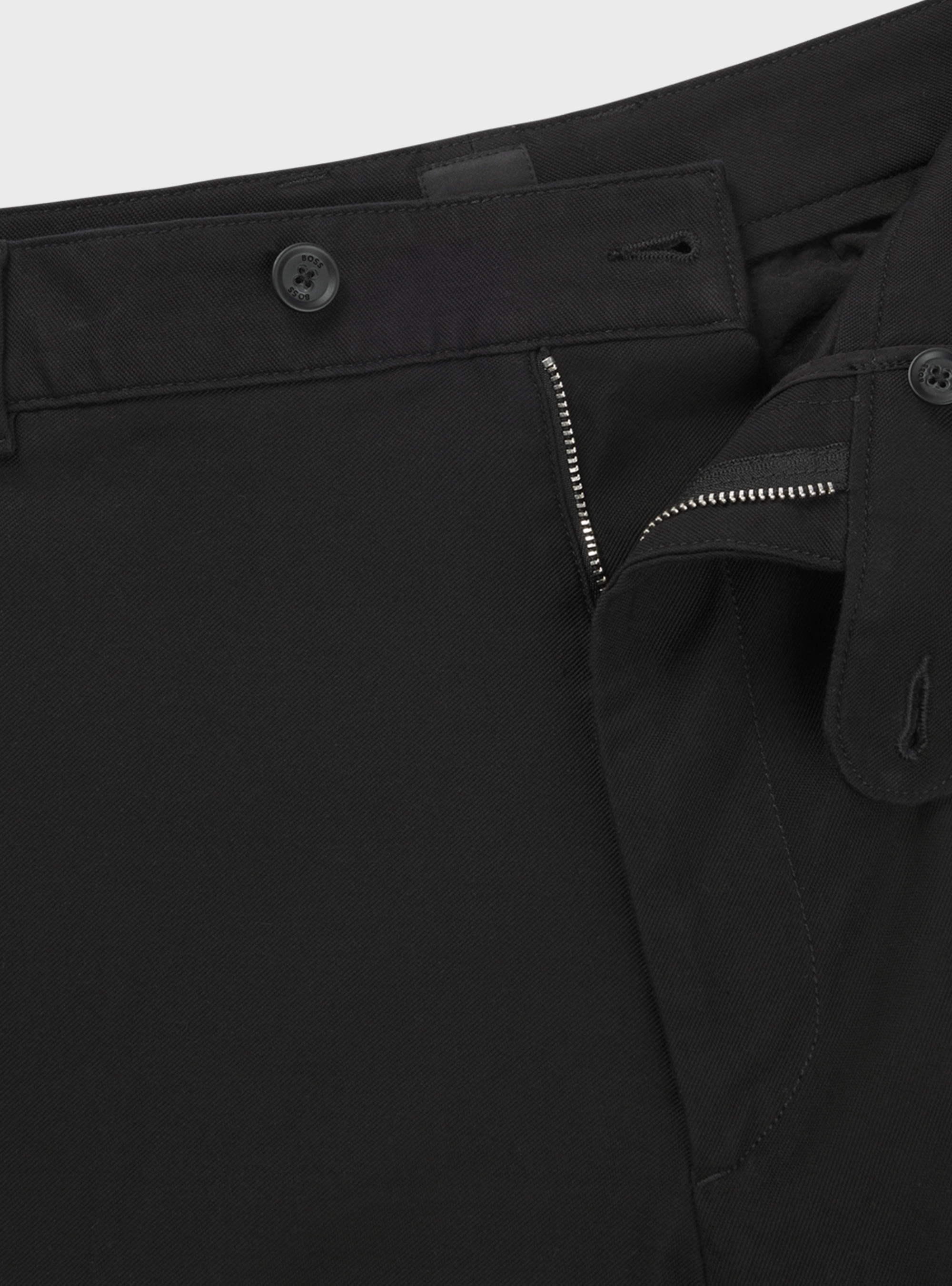 BOSS Straight Fit Trousers C-Kleon - Black