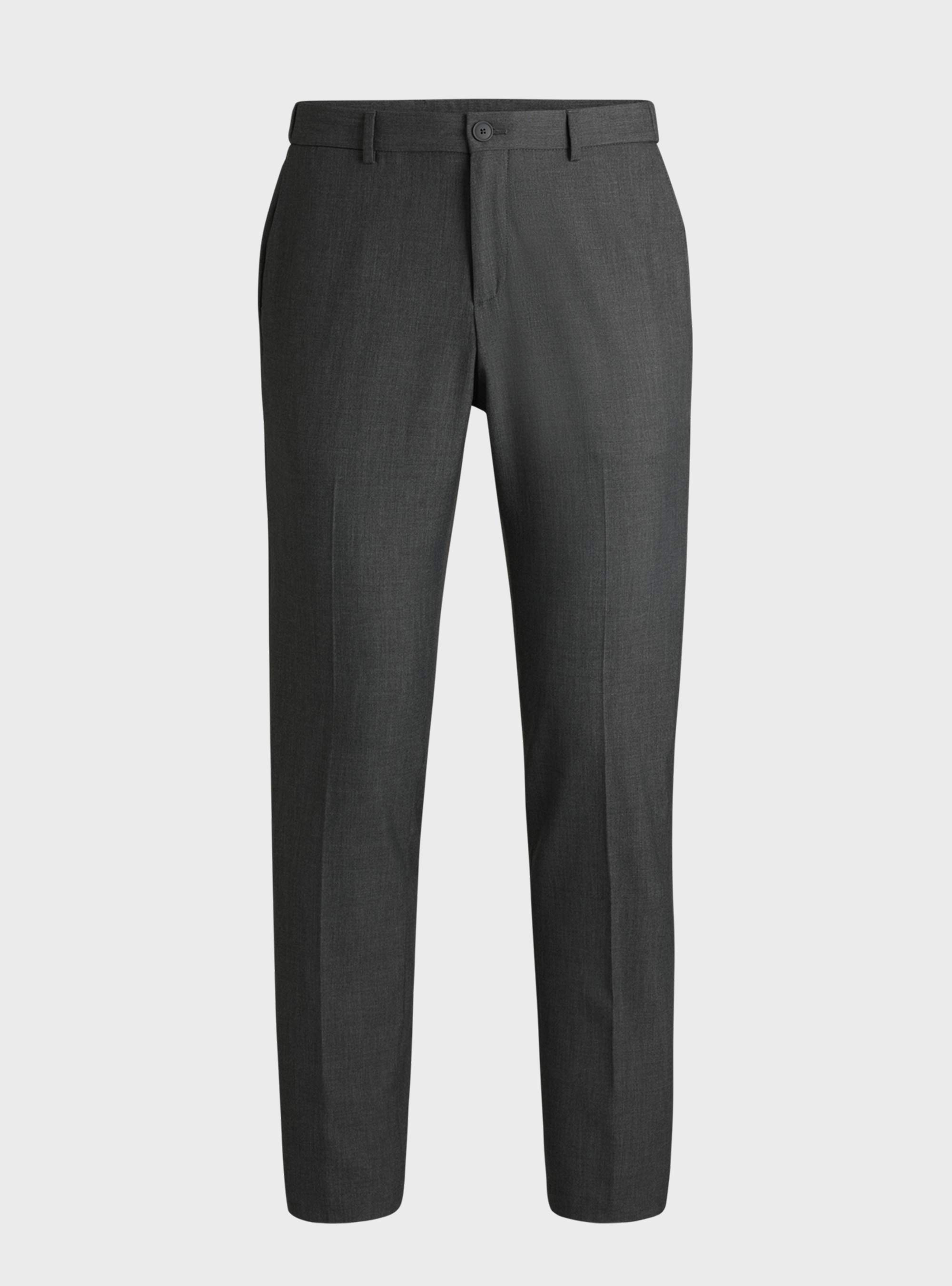 BOSS Slim Fit Trousers P-Genius-EL-WG-251F - Light Grey