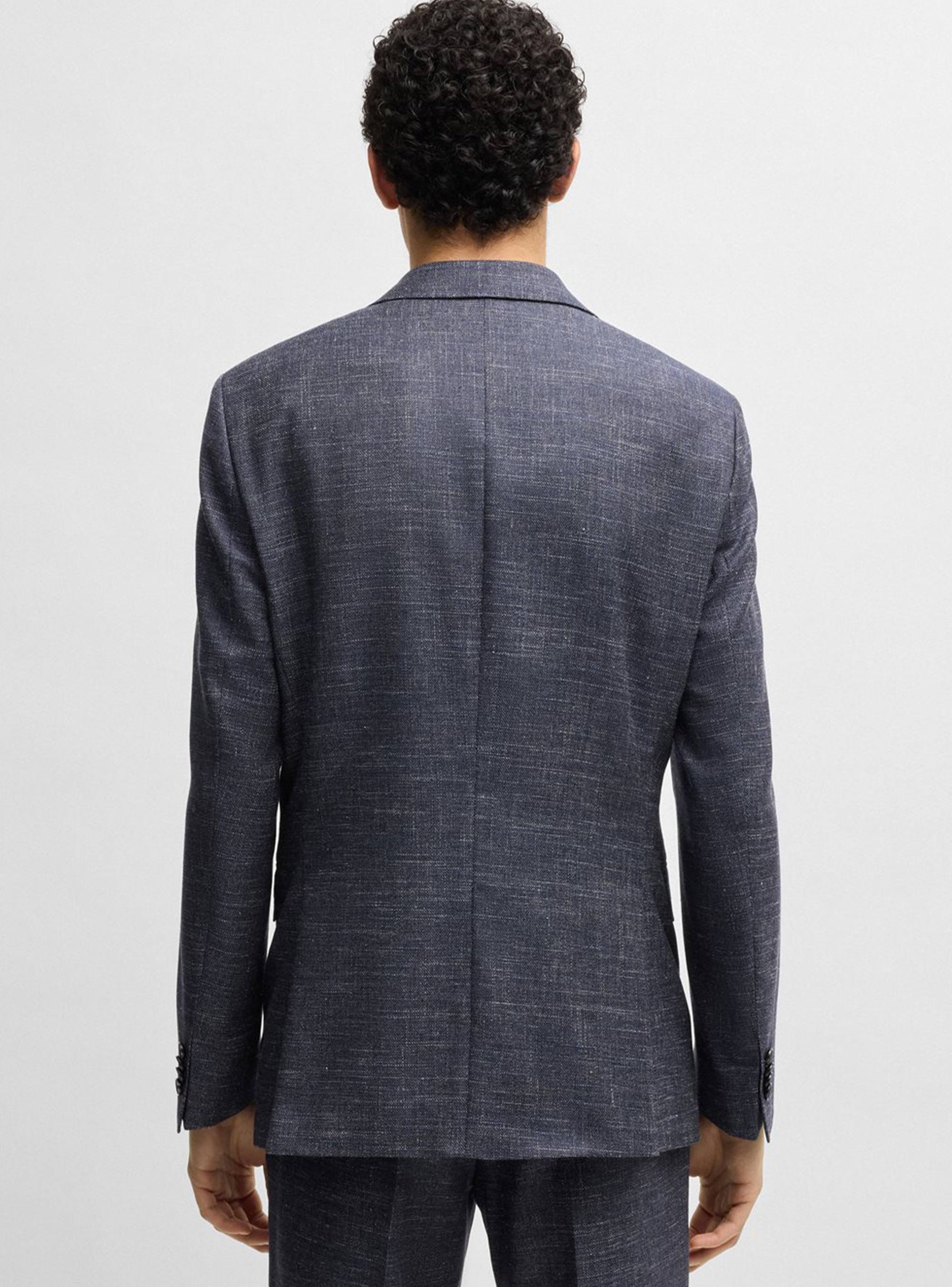 BOSS Slim Fit Blazer H-Hutson-251 - Dark Blue