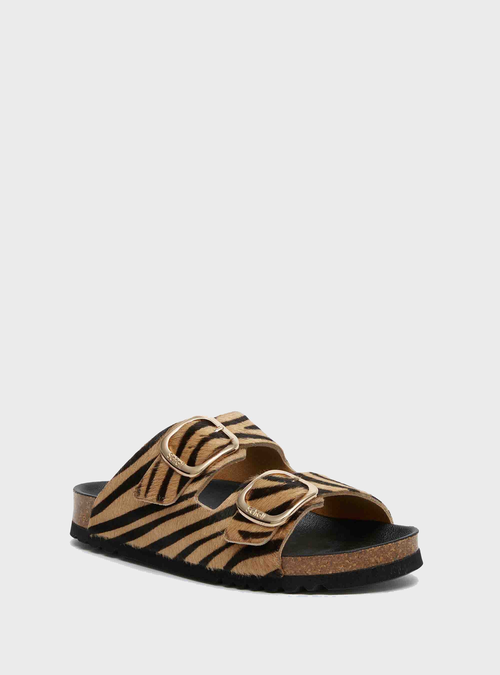 Scholl Noelle Eva Sandals - Zebra Print